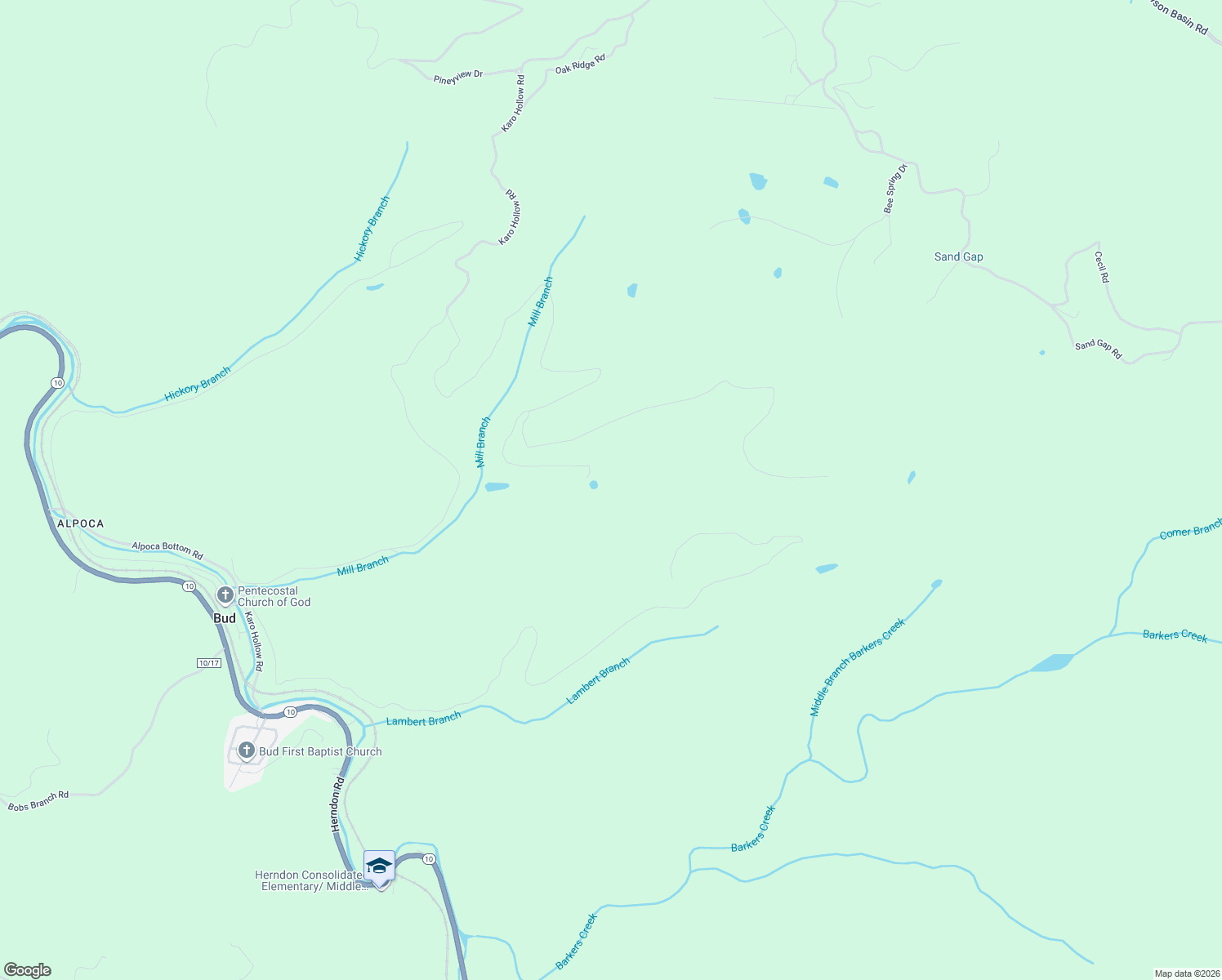 map of restaurants, bars, coffee shops, grocery stores, and more near in Corinne
