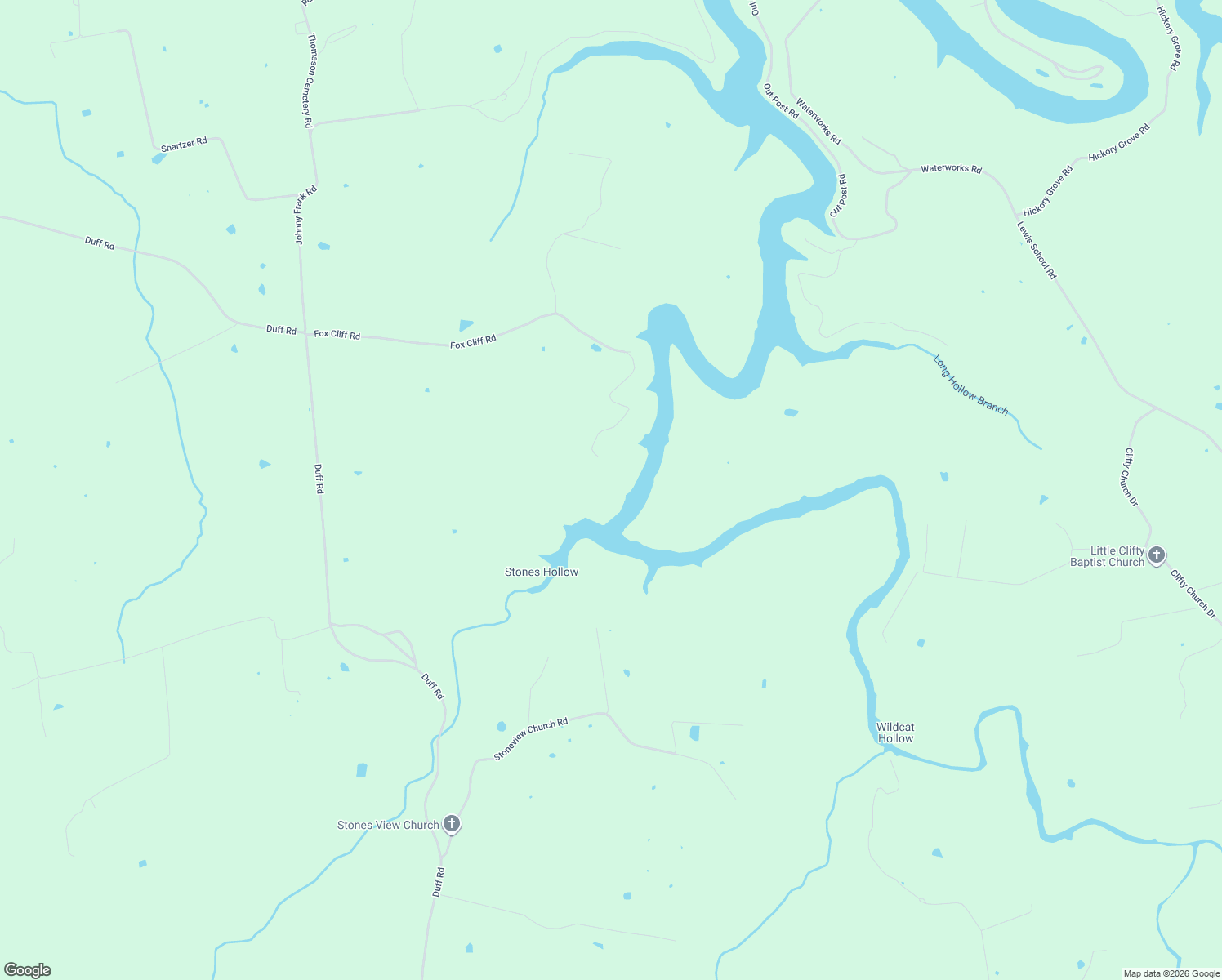 map of restaurants, bars, coffee shops, grocery stores, and more near Unnamed Road in Leitchfield