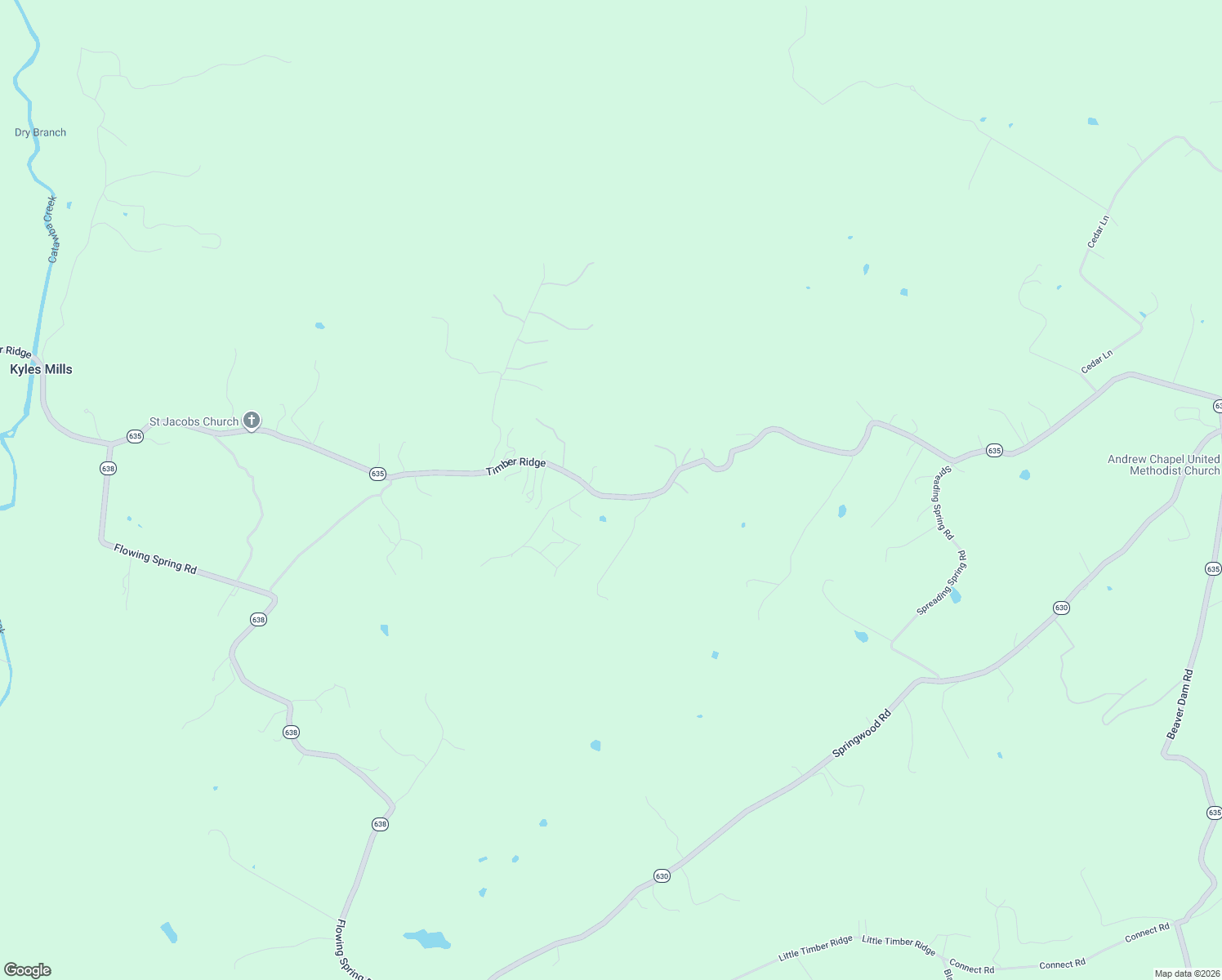 map of restaurants, bars, coffee shops, grocery stores, and more near 2843 Timber Ridge in Buchanan