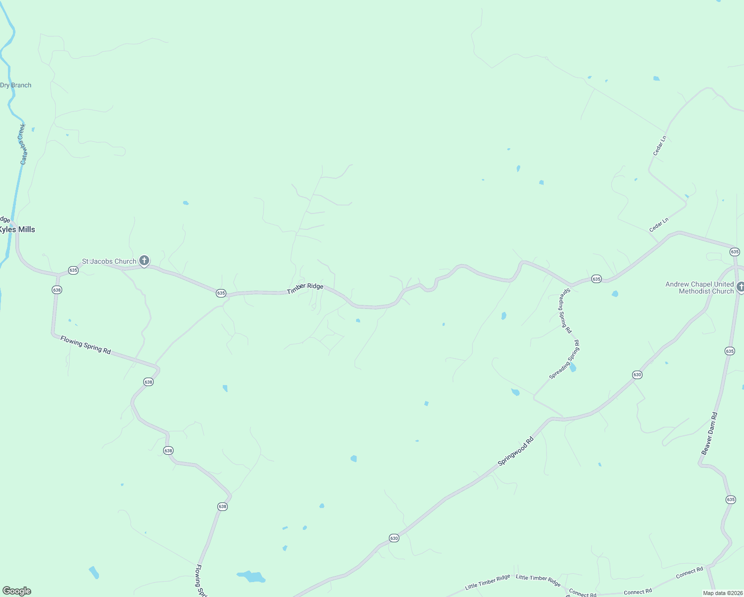 map of restaurants, bars, coffee shops, grocery stores, and more near 2843 Timber Ridge in Buchanan