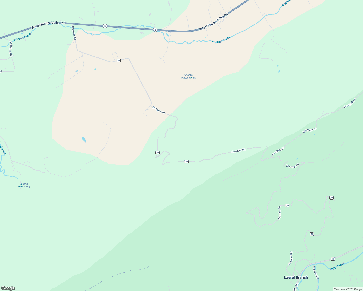 map of restaurants, bars, coffee shops, grocery stores, and more near 2245 Crowder Road in Gap Mills