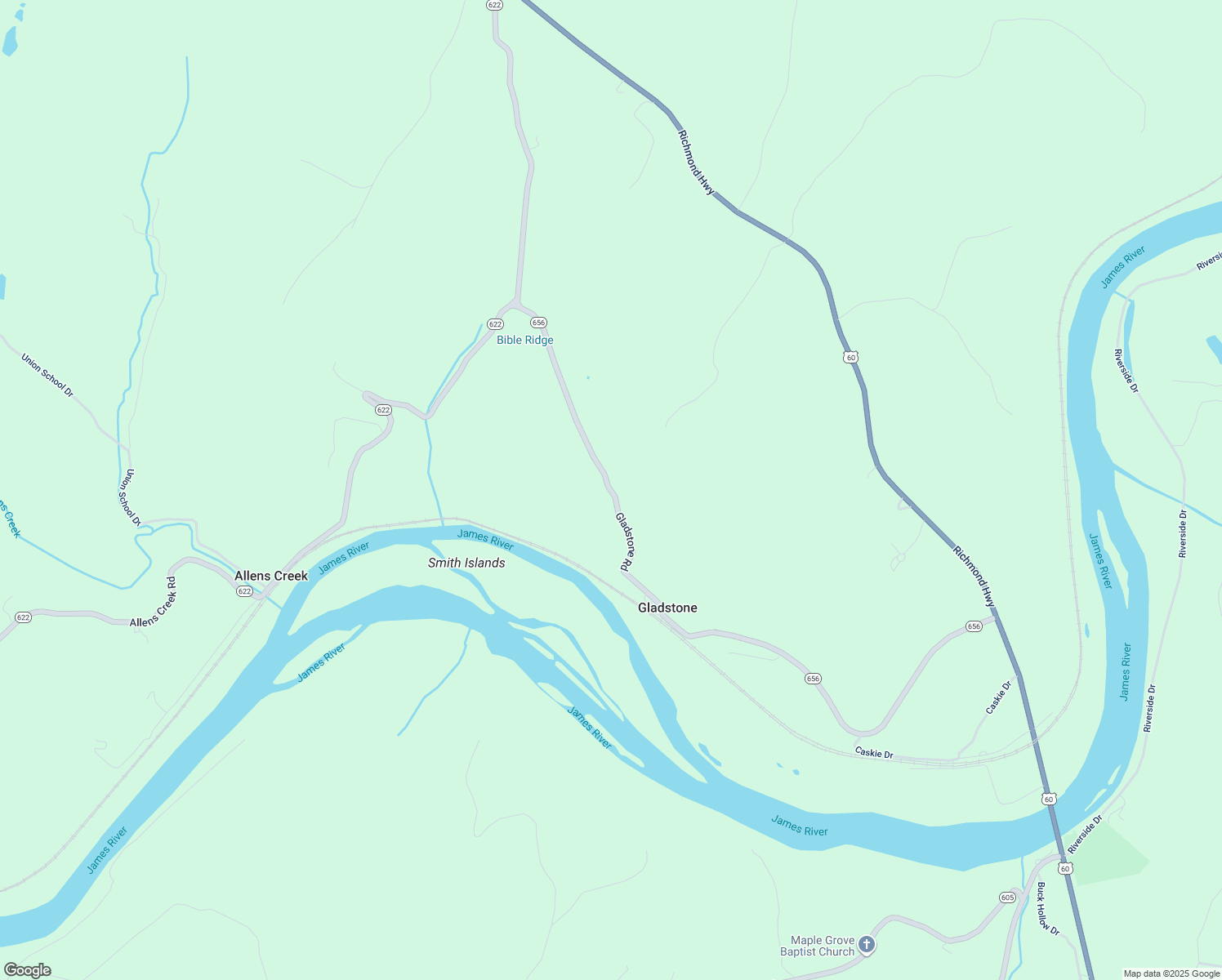 map of restaurants, bars, coffee shops, grocery stores, and more near 947 Gladstone Road in Gladstone