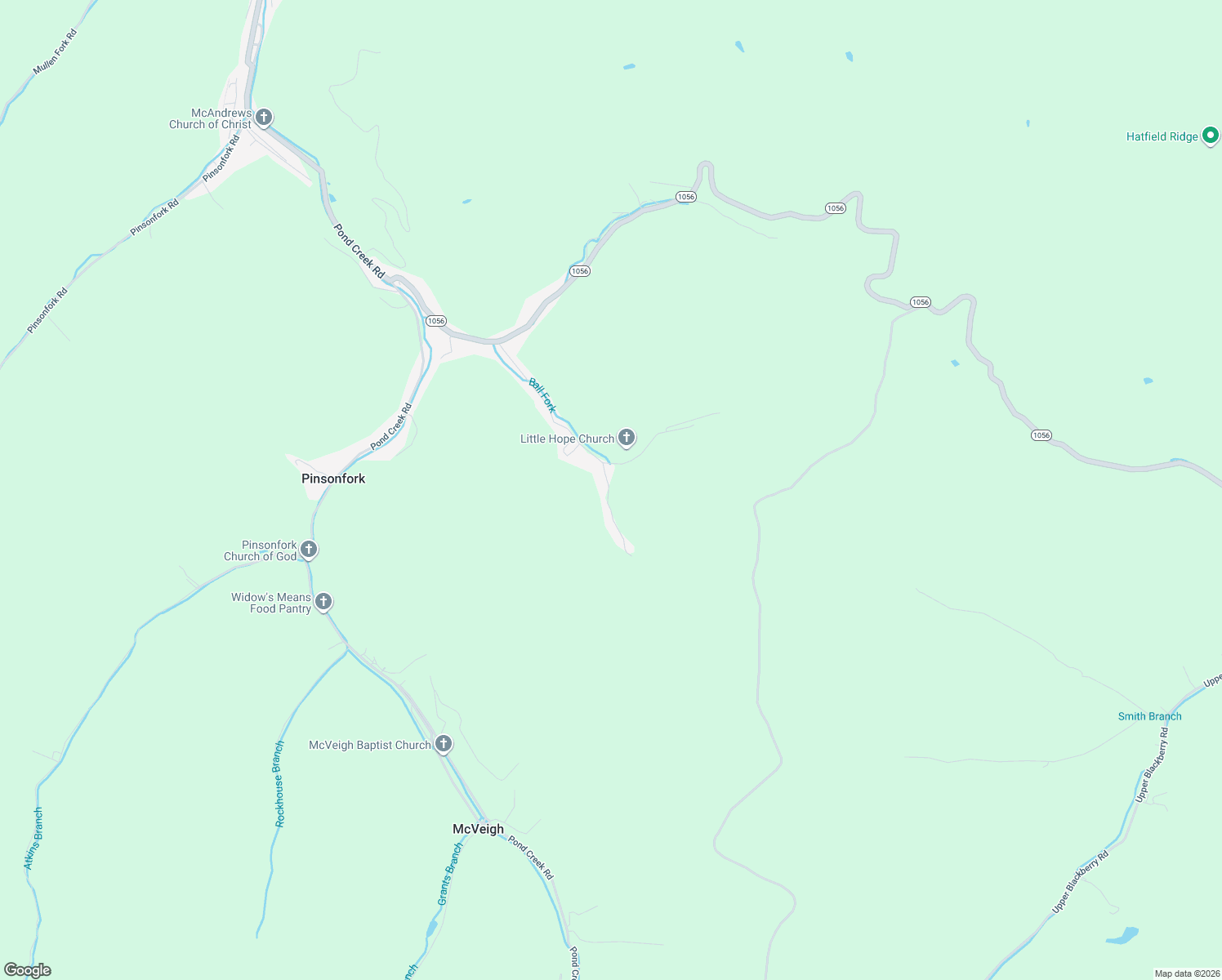 map of restaurants, bars, coffee shops, grocery stores, and more near 473-999 Ball Fork in Pinsonfork