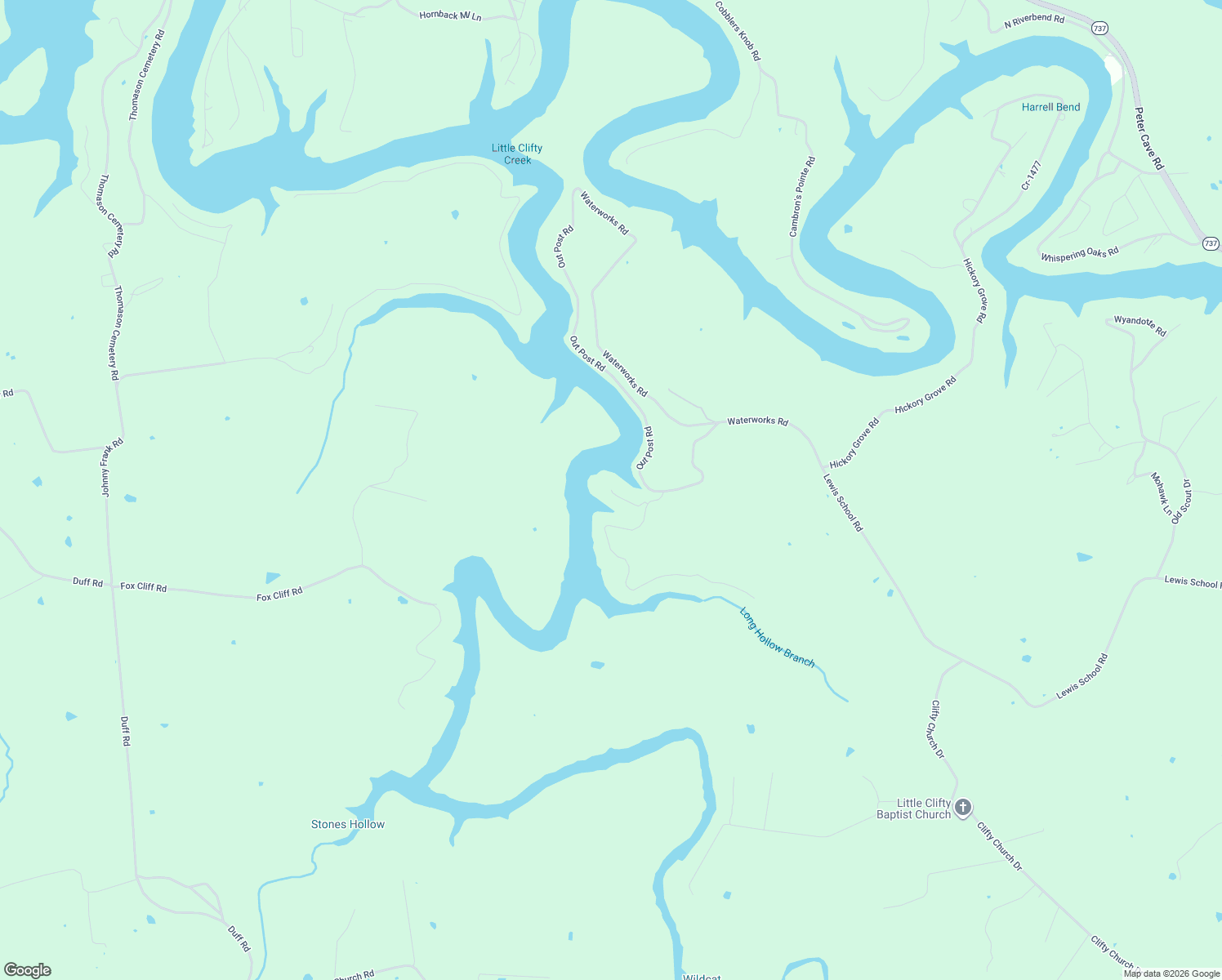 map of restaurants, bars, coffee shops, grocery stores, and more near 61 Josh Lane in Leitchfield