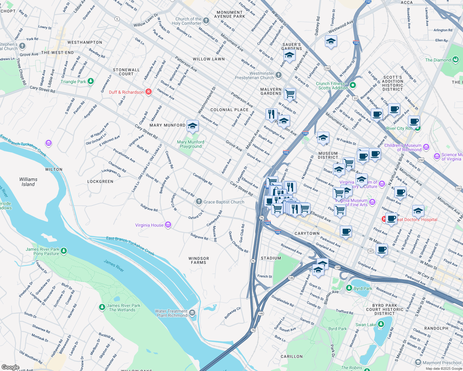 3911 Cary Street Road, Richmond VA Walk Score