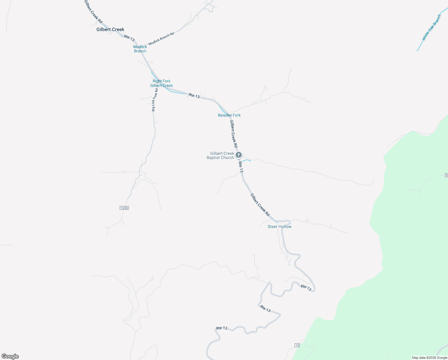 map of restaurants, bars, coffee shops, grocery stores, and more near 268 Cordelia Drive in Gilbert Creek