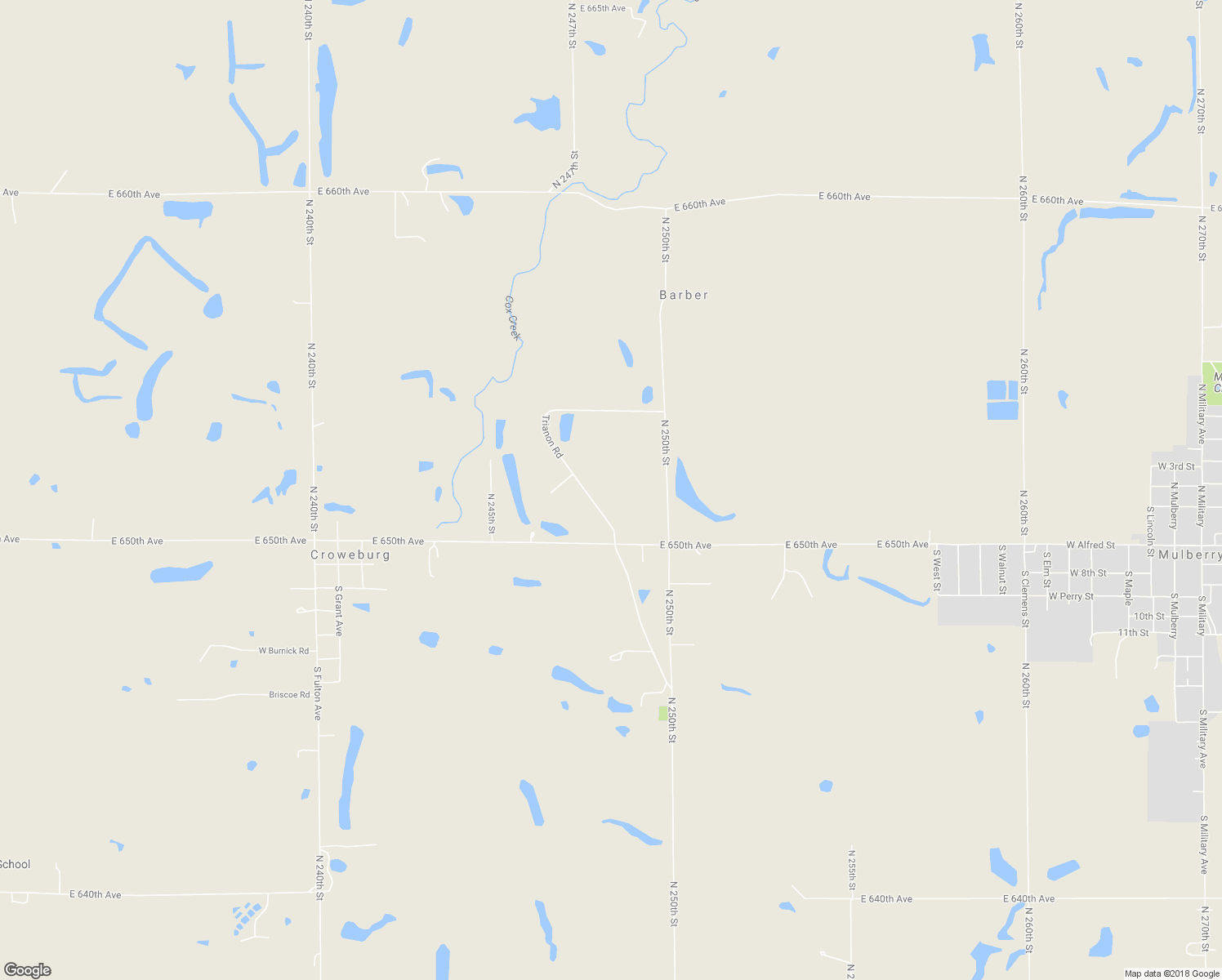 map of restaurants, bars, coffee shops, grocery stores, and more near 117 Trianon Road in Mulberry