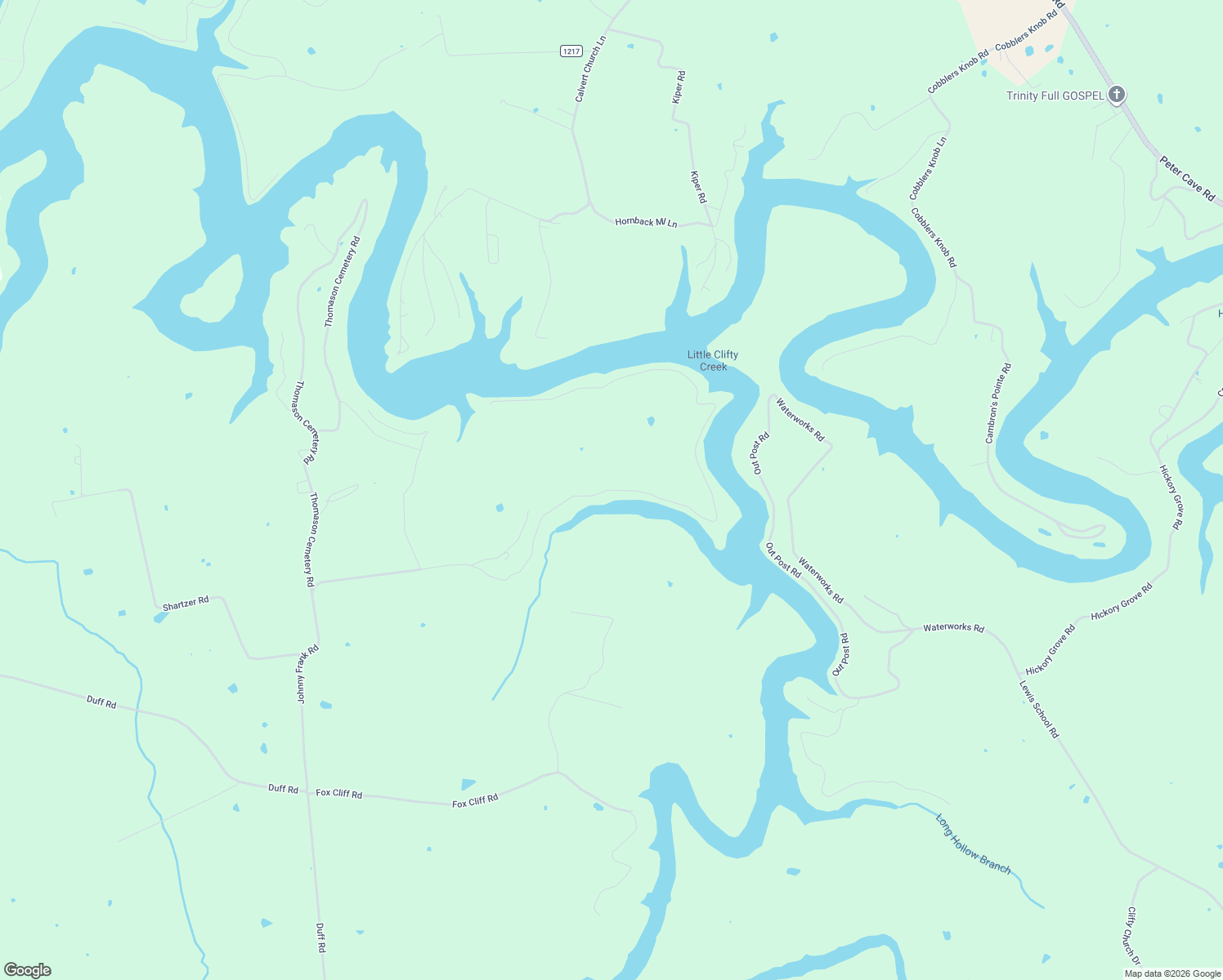 map of restaurants, bars, coffee shops, grocery stores, and more near 1755 Johnny Frank Road in Leitchfield