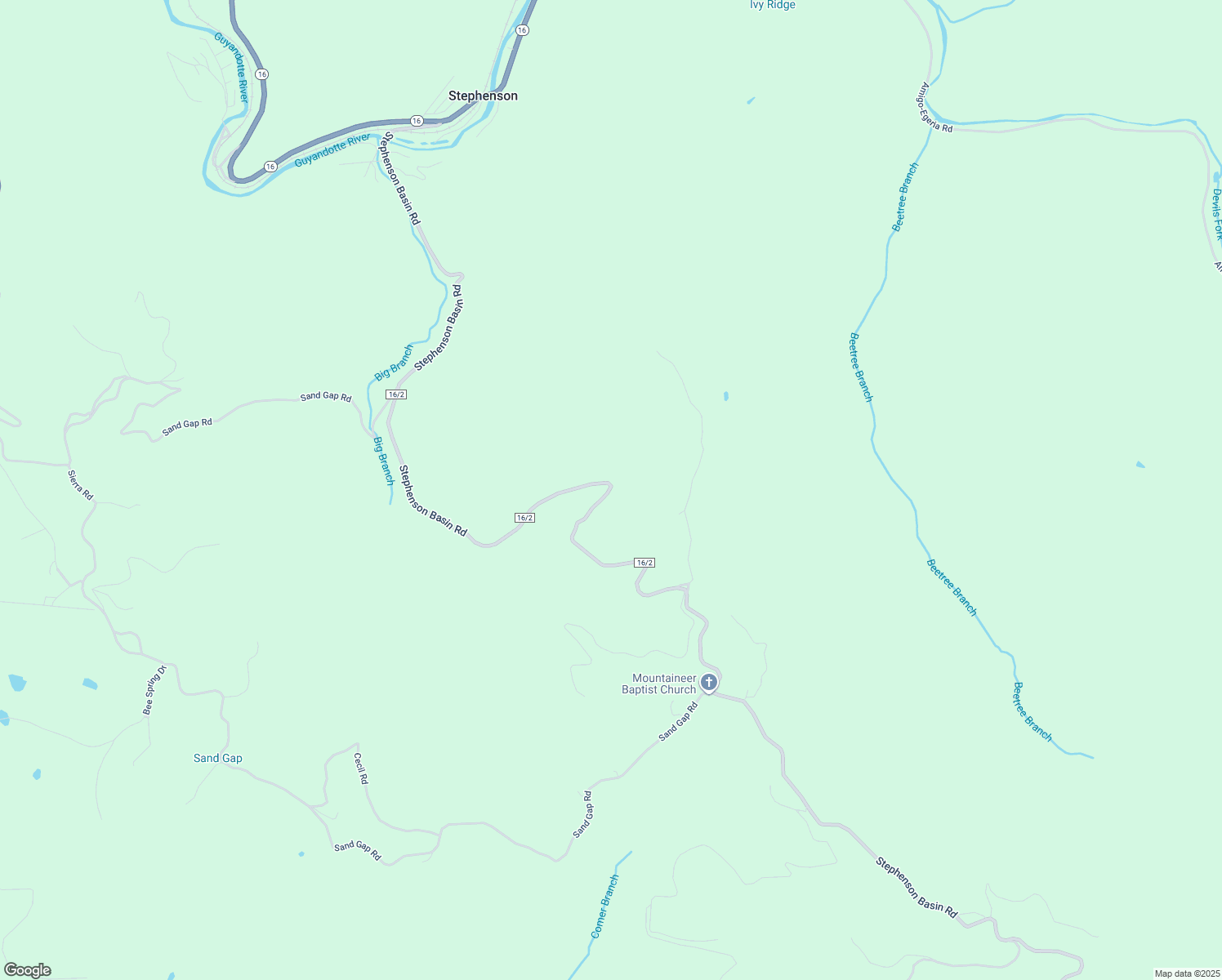 map of restaurants, bars, coffee shops, grocery stores, and more near in Stephenson