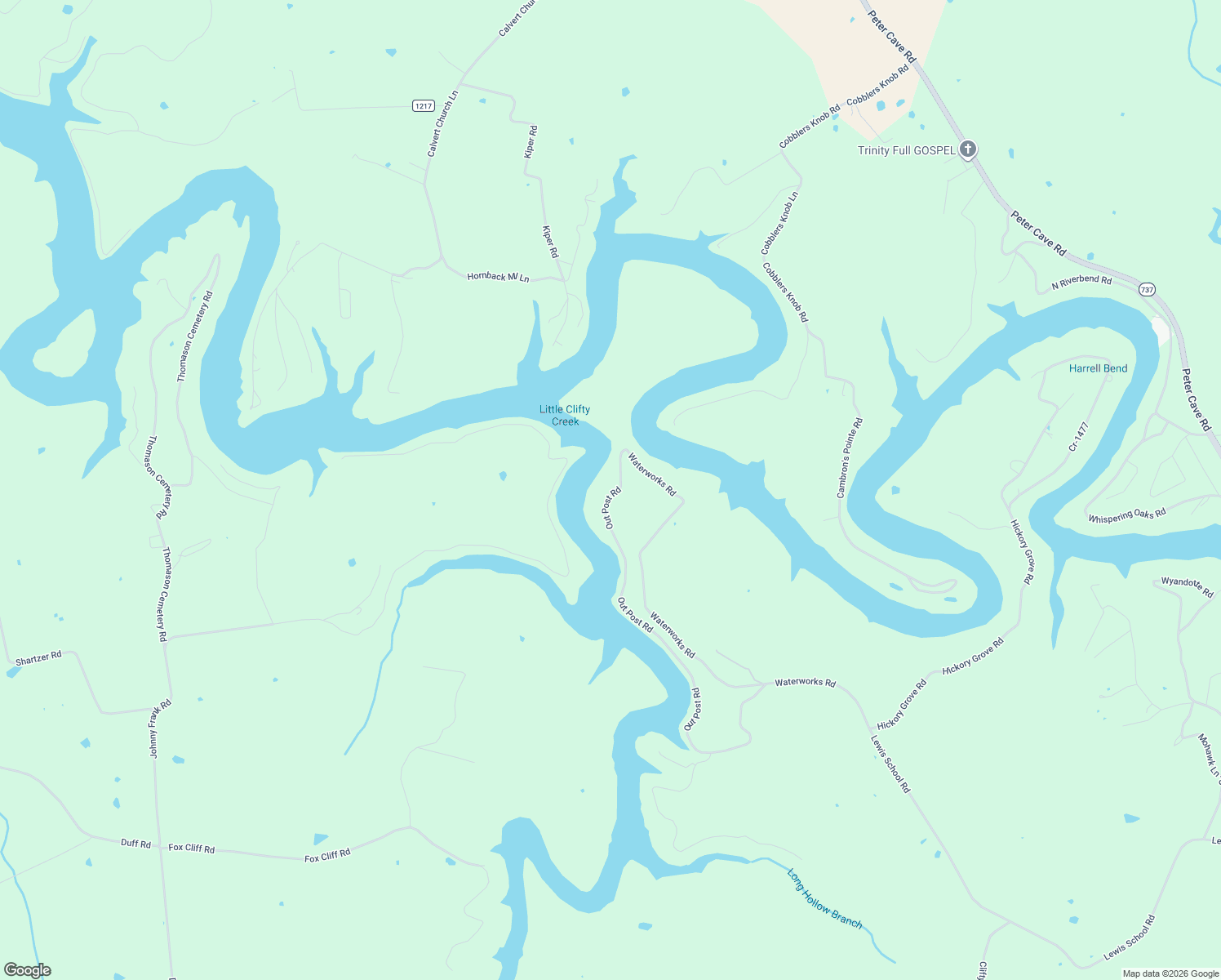 map of restaurants, bars, coffee shops, grocery stores, and more near 1253 Out Post Road in Leitchfield