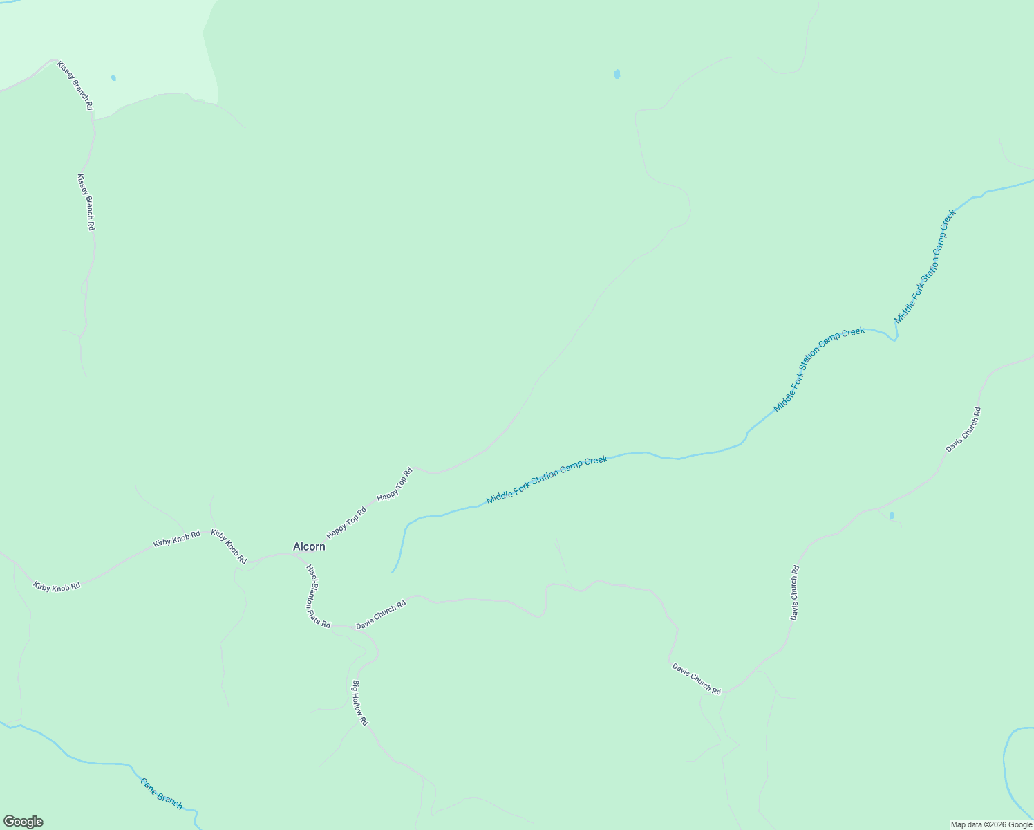 map of restaurants, bars, coffee shops, grocery stores, and more near 82 Happy Top Road in McKee