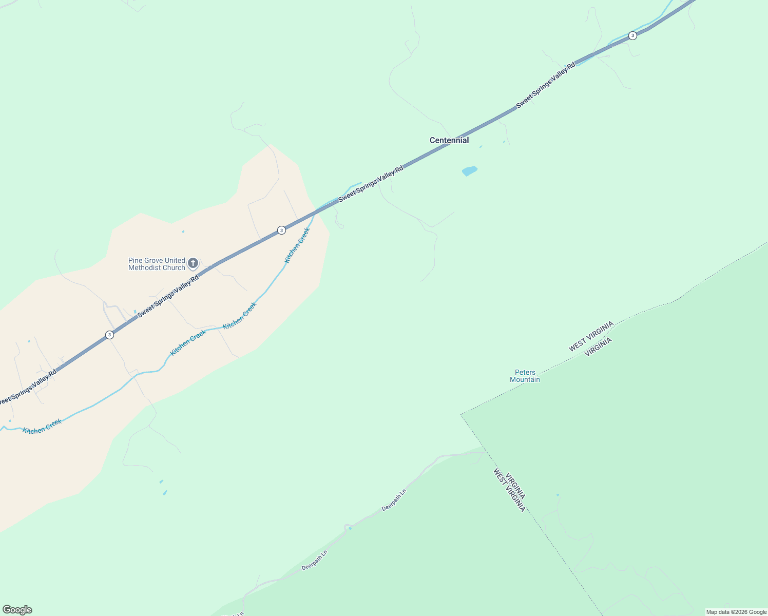 map of restaurants, bars, coffee shops, grocery stores, and more near 13244 Sweet Springs Valley Road in Gap Mills