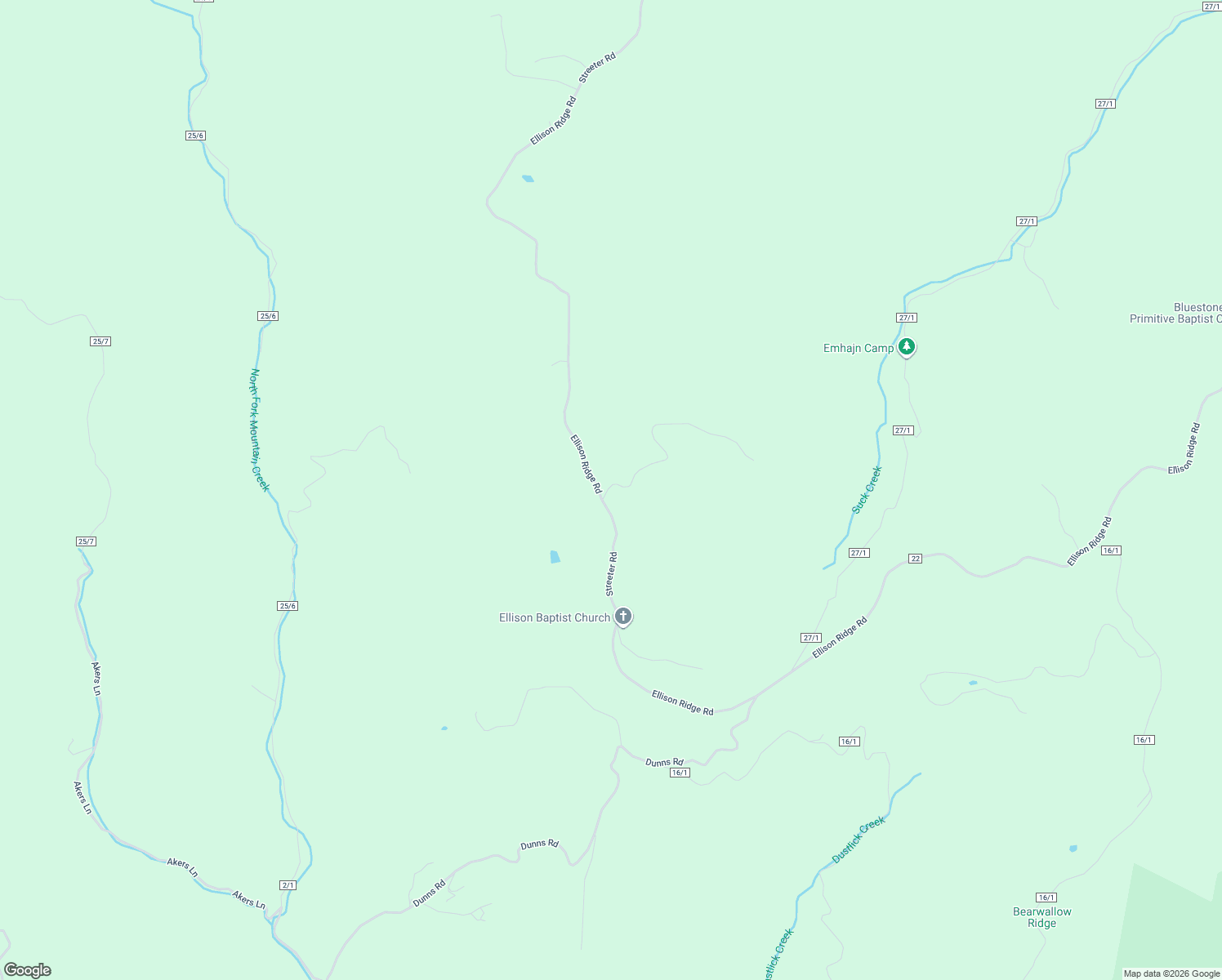 map of restaurants, bars, coffee shops, grocery stores, and more near Ellison Ridge Road in Flat Top