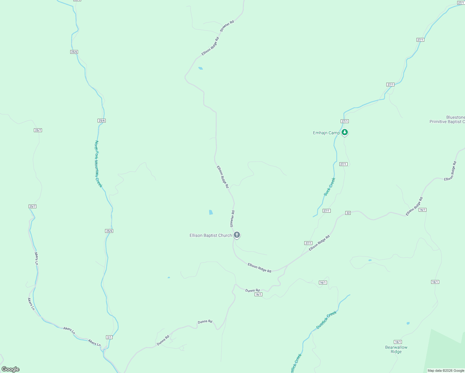 map of restaurants, bars, coffee shops, grocery stores, and more near Ellison Ridge Road in Flat Top