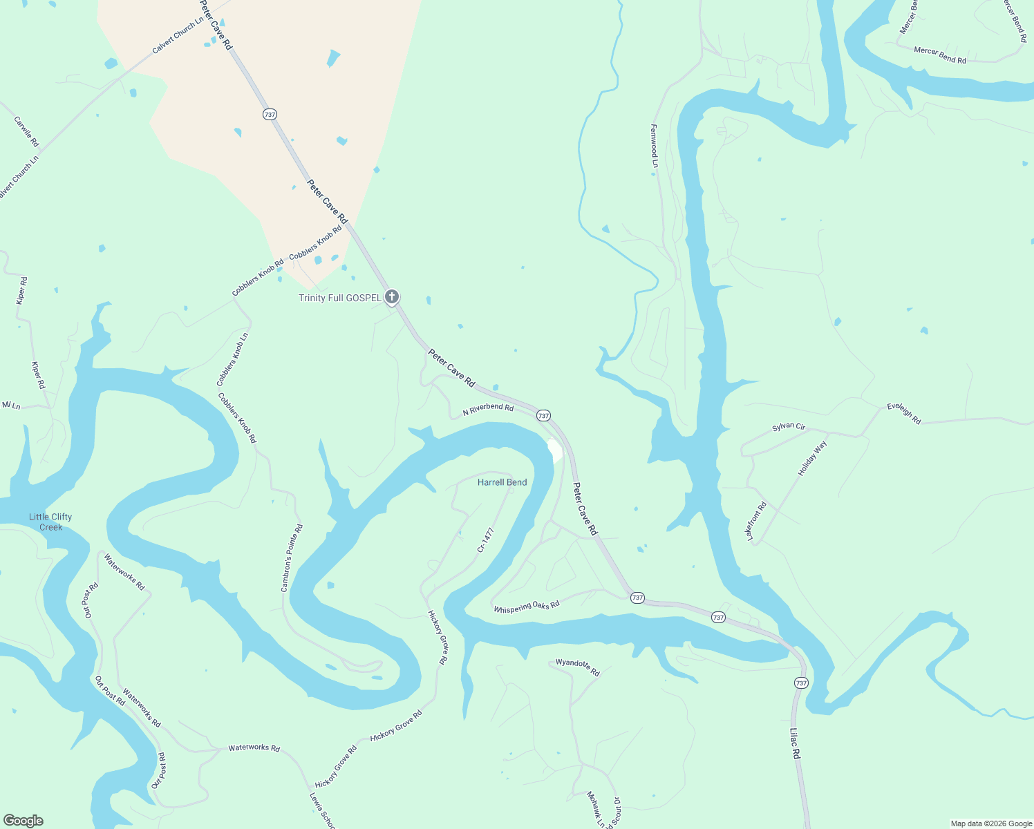 map of restaurants, bars, coffee shops, grocery stores, and more near 1731-2245 Peter Cave Road in Leitchfield