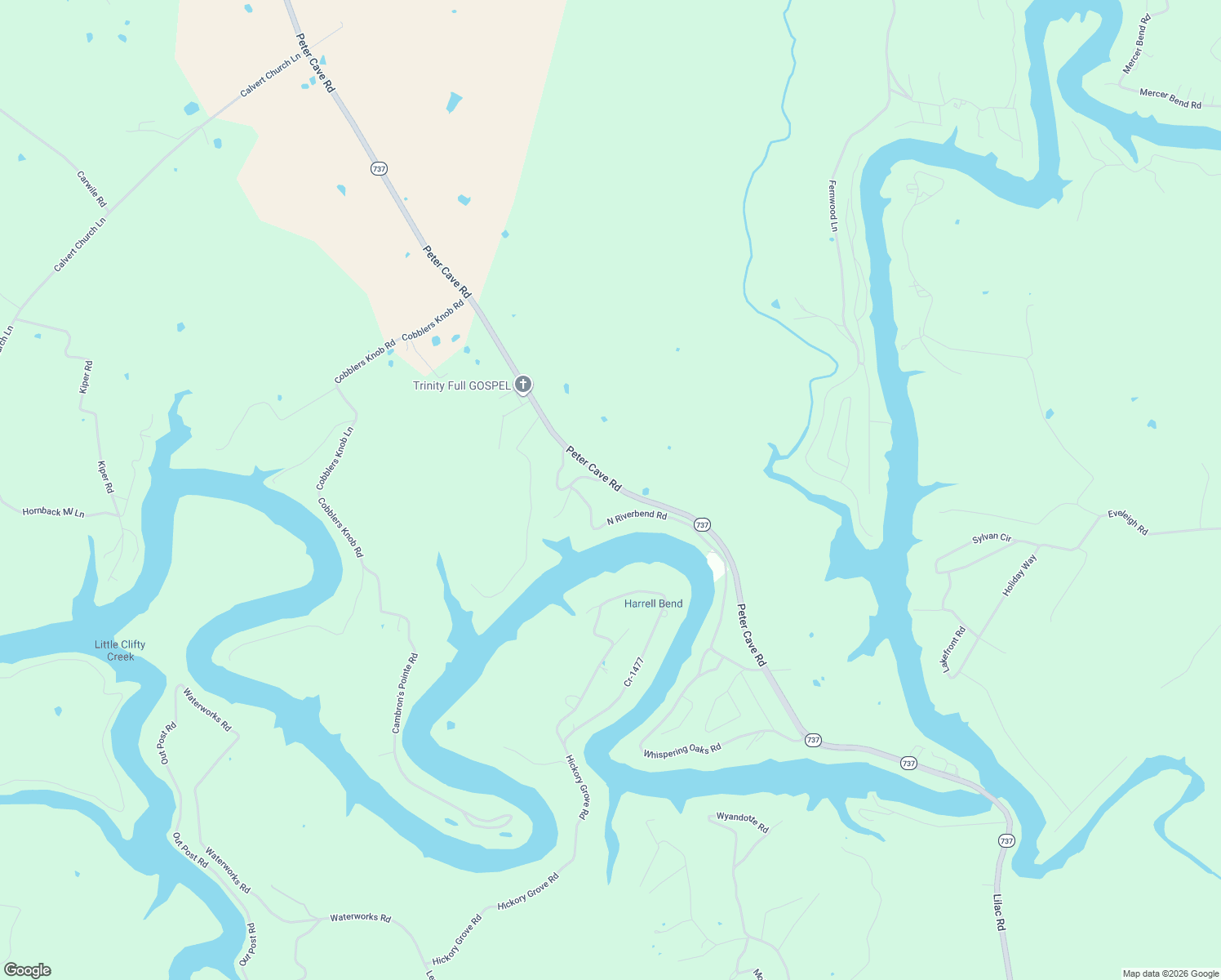 map of restaurants, bars, coffee shops, grocery stores, and more near 1731 Peter Cave Road in Leitchfield