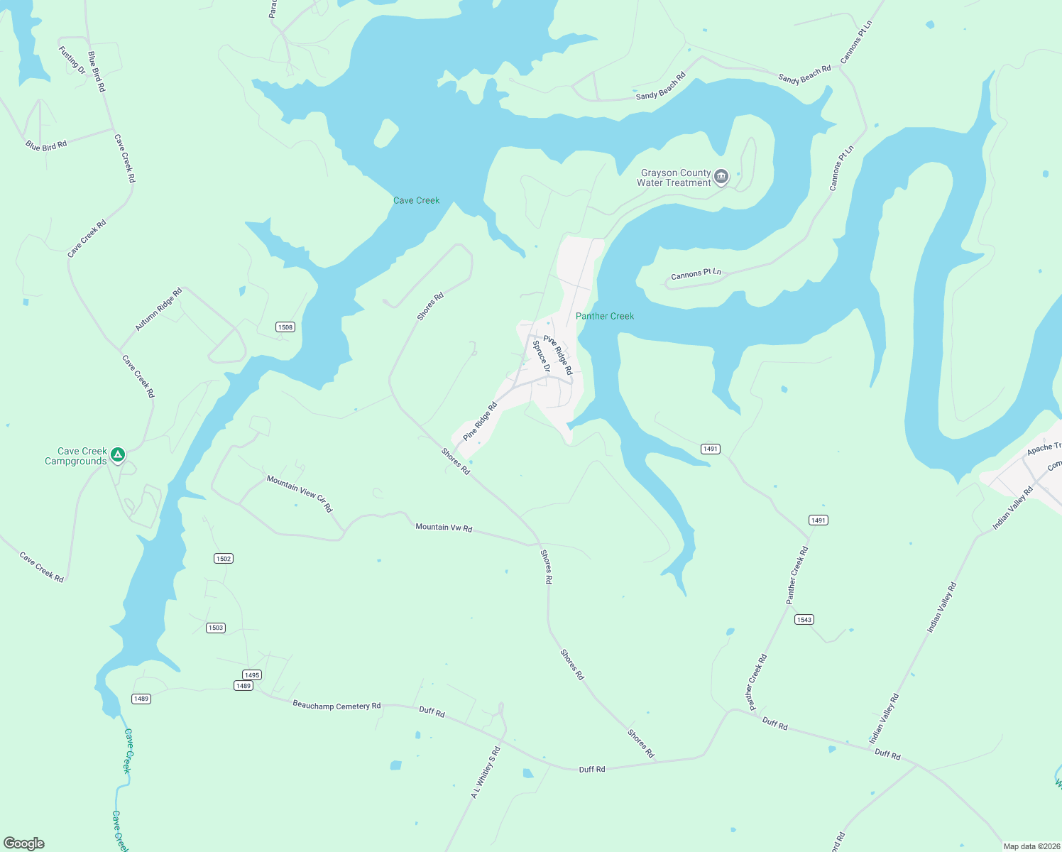 map of restaurants, bars, coffee shops, grocery stores, and more near 235-417 Rockledge Road in Grayson