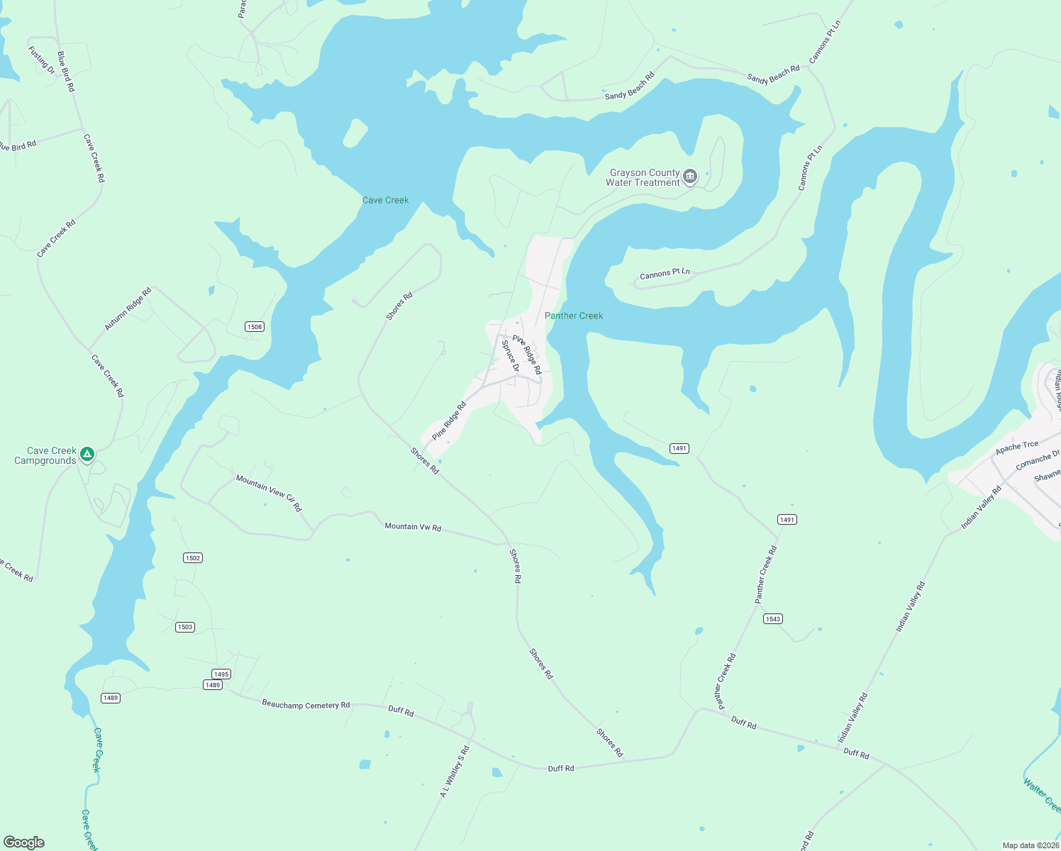 map of restaurants, bars, coffee shops, grocery stores, and more near 235 Rockledge Road in Vanzant