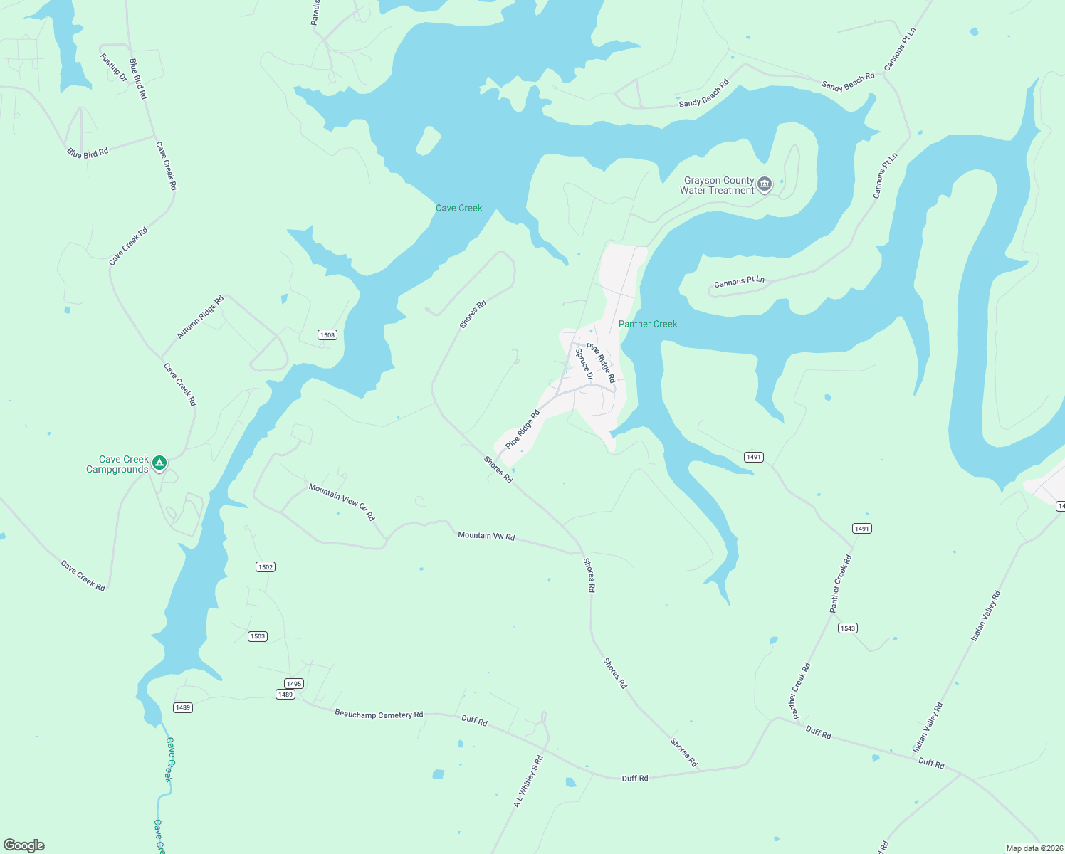 map of restaurants, bars, coffee shops, grocery stores, and more near 186 Pine Ridge Road in Falls of Rough