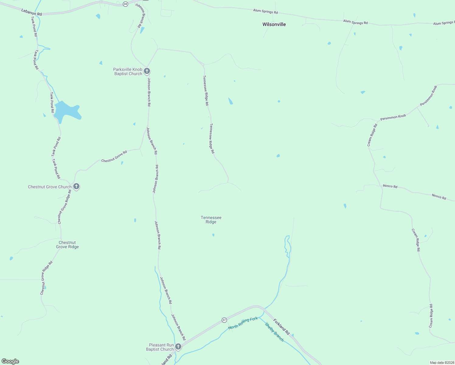 map of restaurants, bars, coffee shops, grocery stores, and more near 46 Tennessee Ridge Road in Junction City