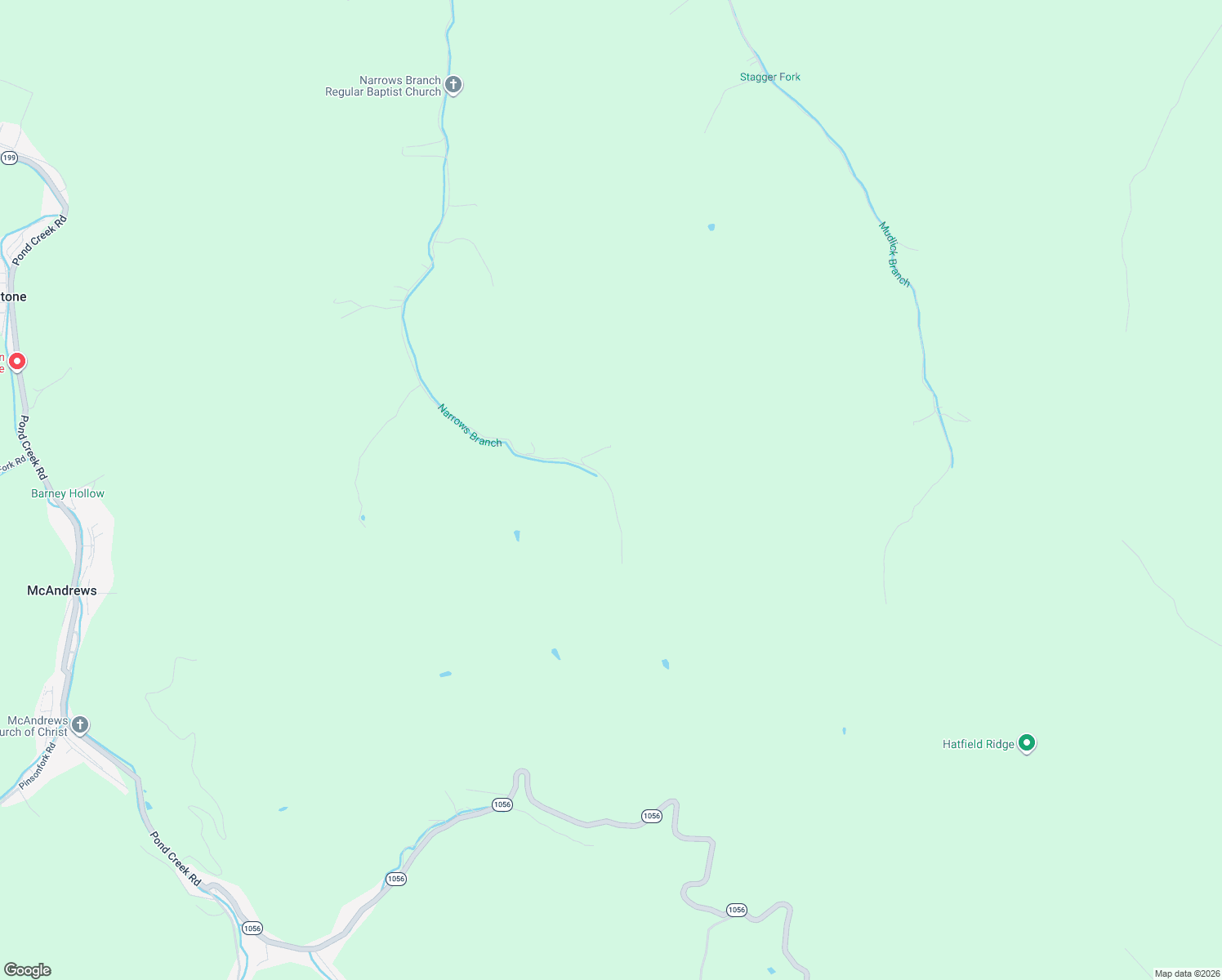 map of restaurants, bars, coffee shops, grocery stores, and more near 2603-2799 Narrows Branch in Hardy