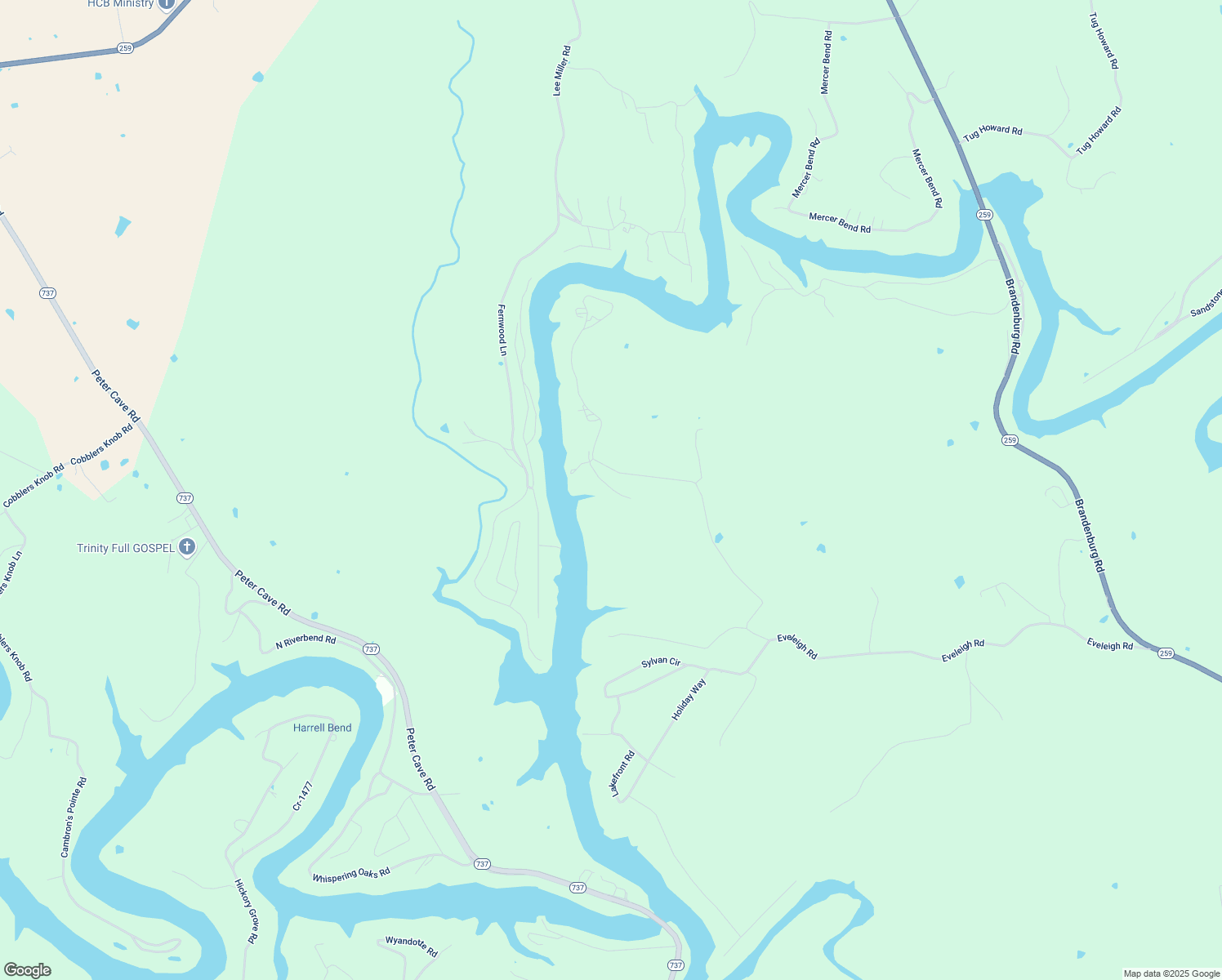 map of restaurants, bars, coffee shops, grocery stores, and more near Eveleigh Road in Leitchfield