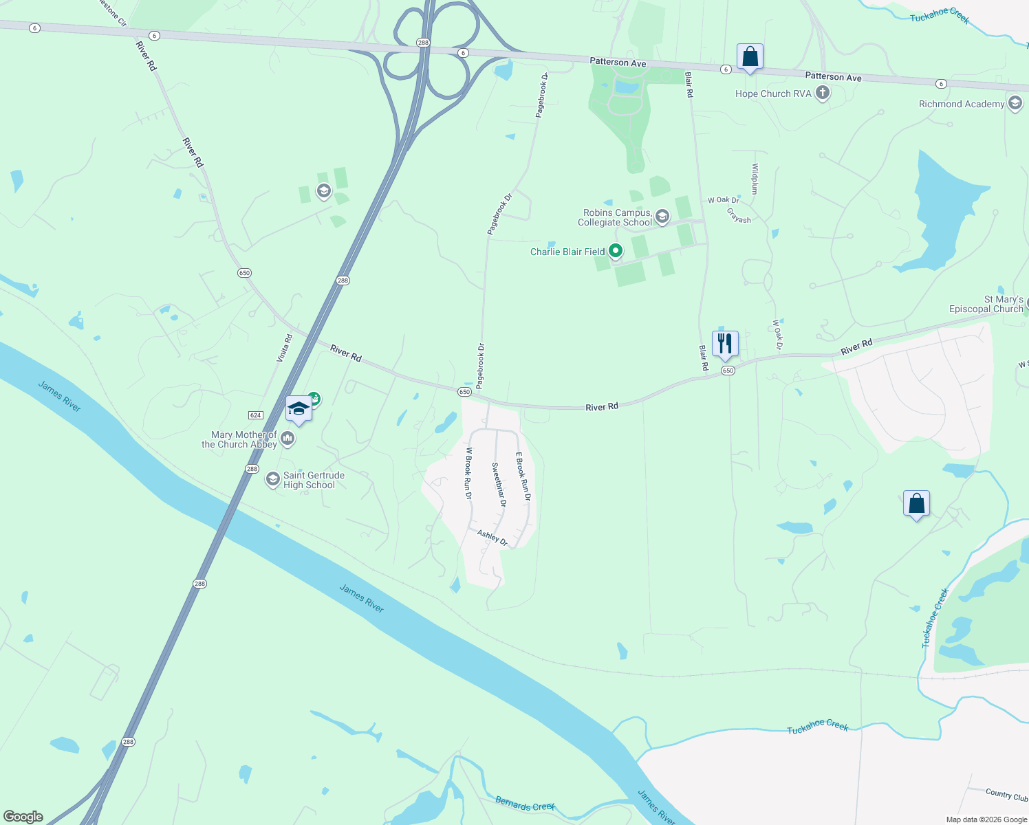 12669 River Road, Henrico VA Walk Score