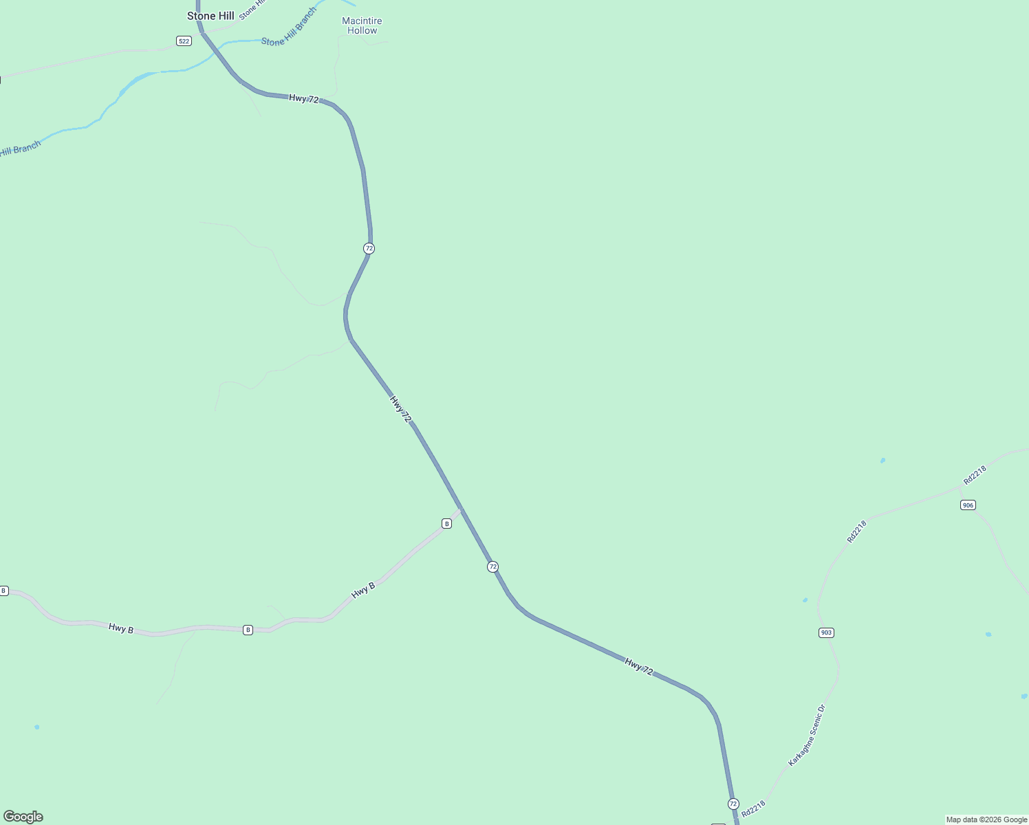 map of restaurants, bars, coffee shops, grocery stores, and more near 30569 Missouri 72 in Salem