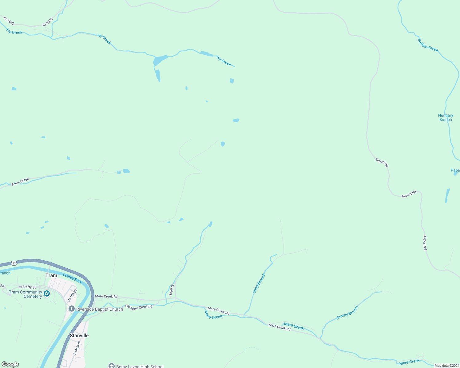 map of restaurants, bars, coffee shops, grocery stores, and more near in Stanville