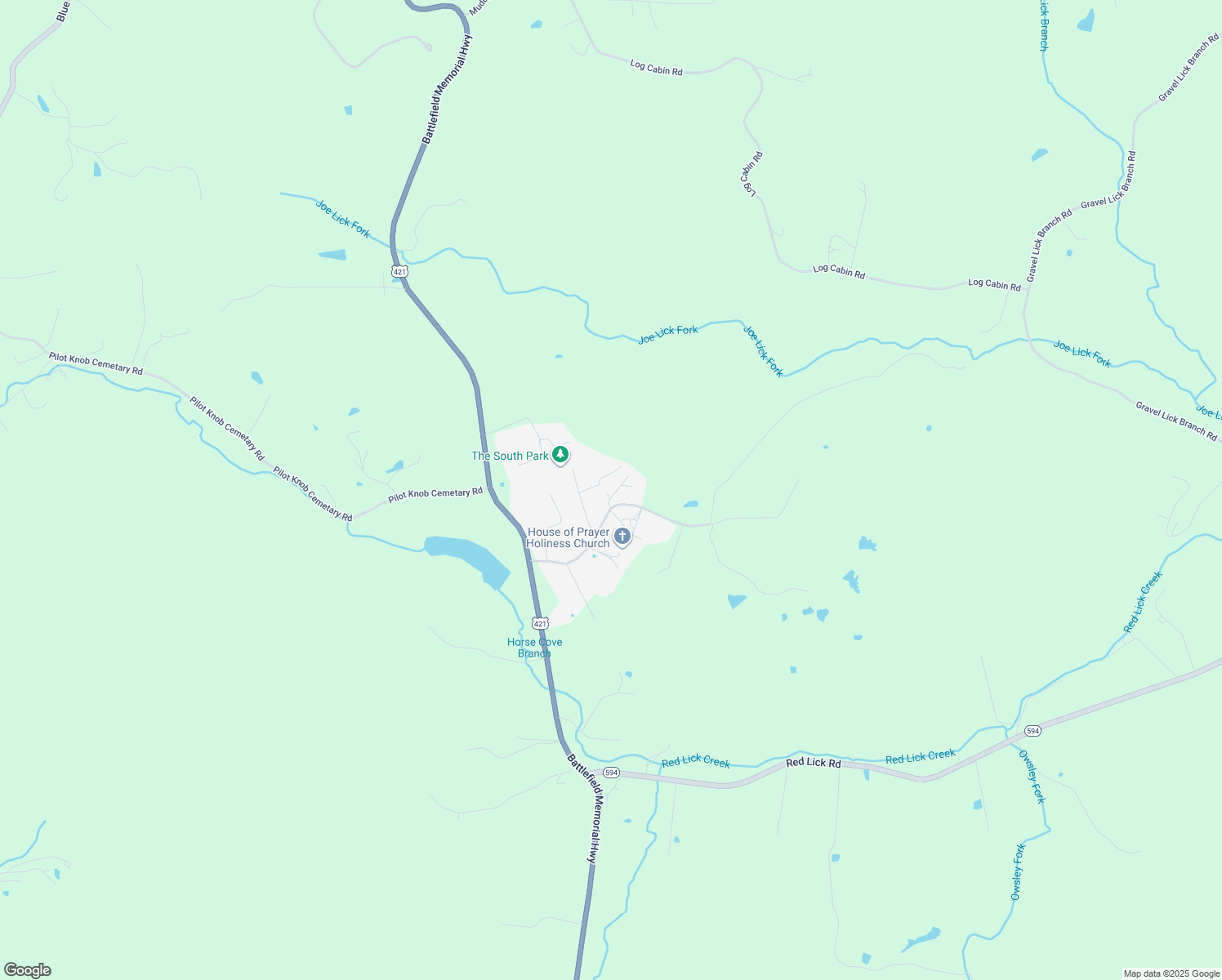 map of restaurants, bars, coffee shops, grocery stores, and more near 126 Parker Lane in Berea