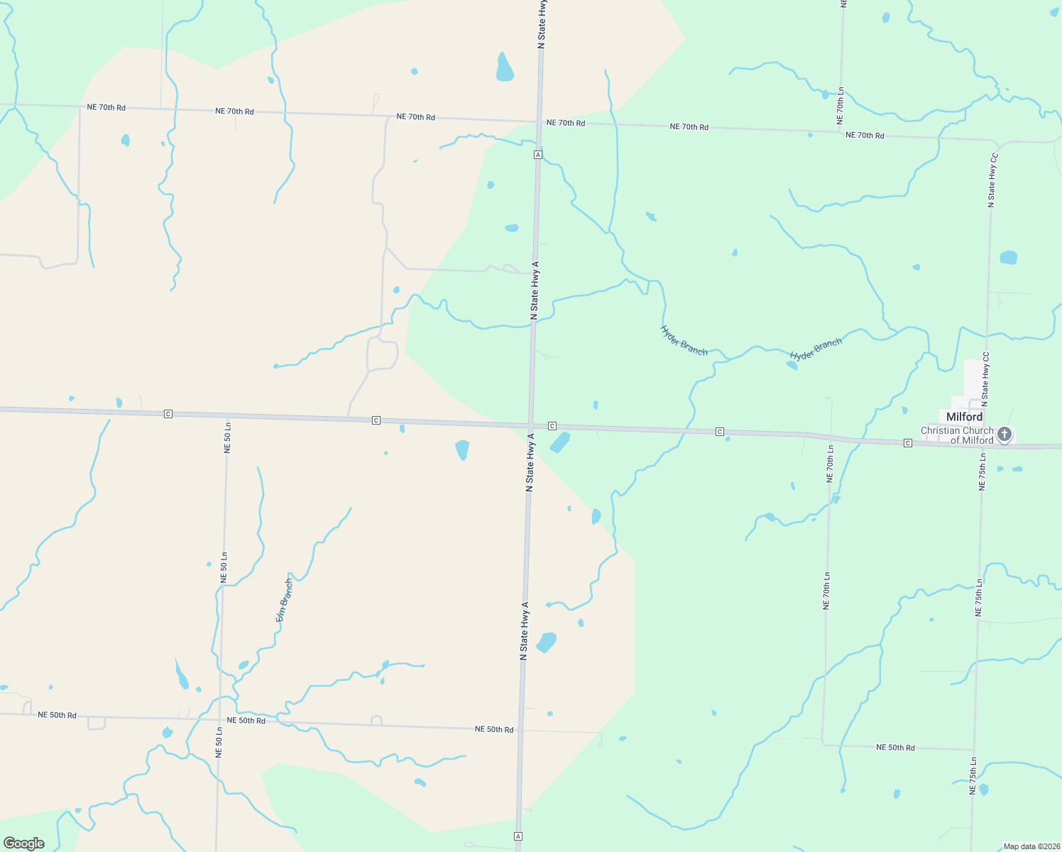 map of restaurants, bars, coffee shops, grocery stores, and more near State Supplemental Route C in Lamar