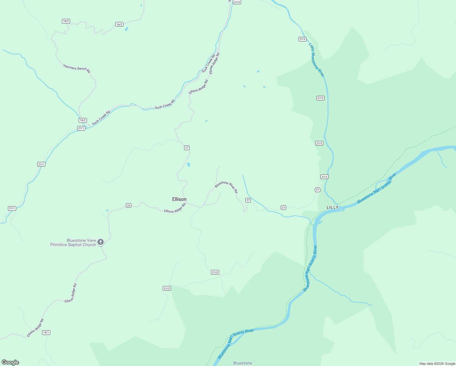 map of restaurants, bars, coffee shops, grocery stores, and more near Bluestone River Road in Lovern