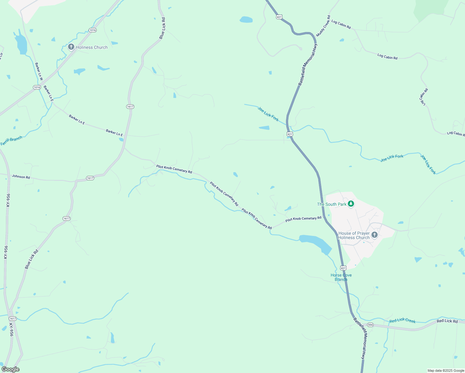 map of restaurants, bars, coffee shops, grocery stores, and more near 1005 Pilot Knob Cemetary Road in Berea