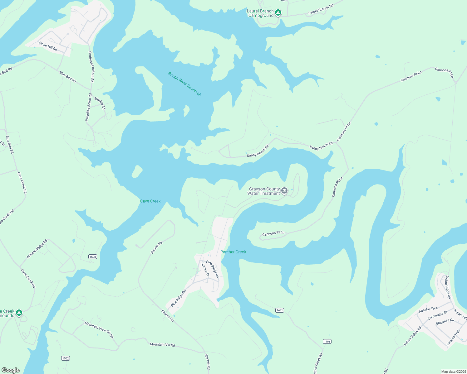map of restaurants, bars, coffee shops, grocery stores, and more near 992 Concord Point Road in Falls of Rough