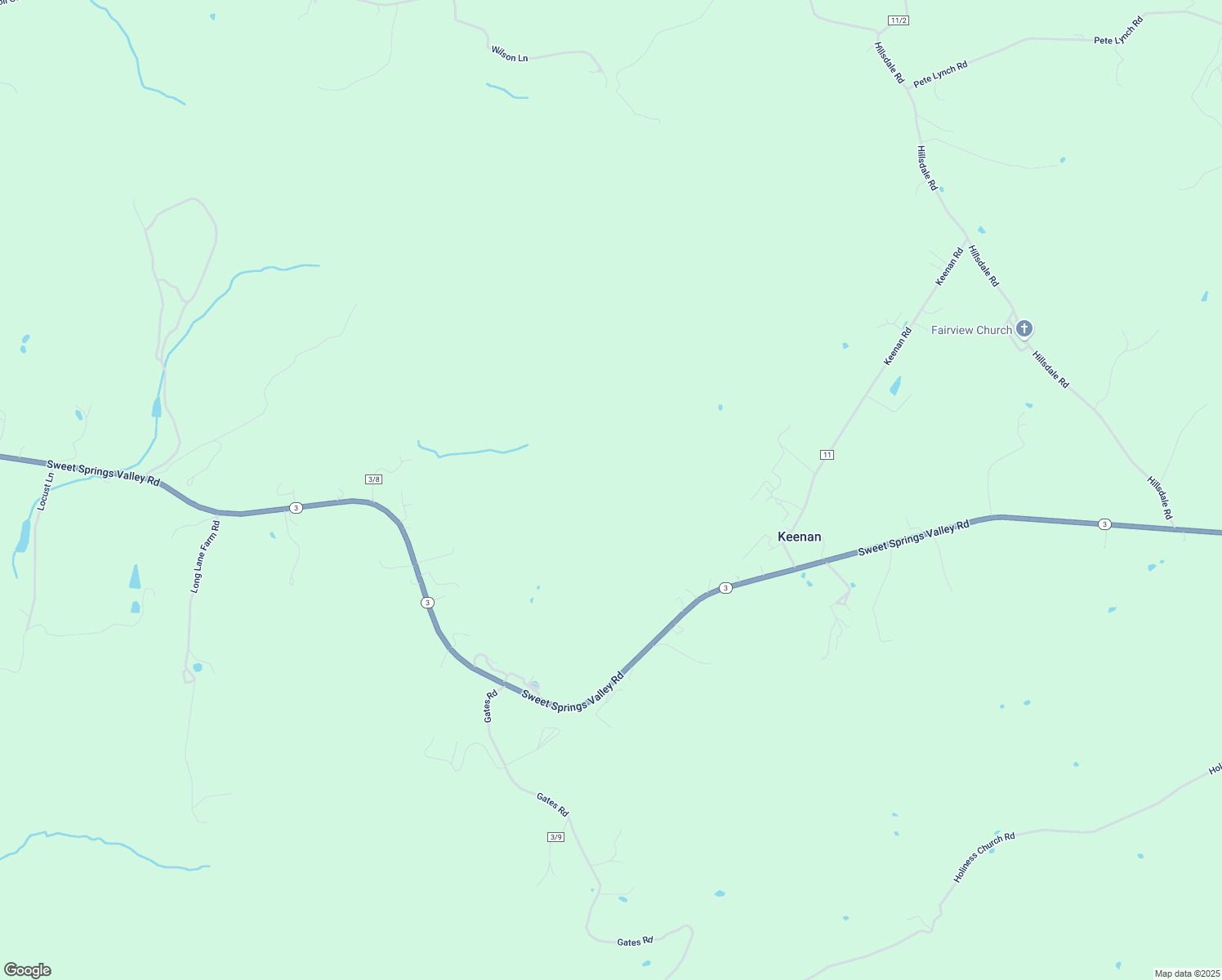map of restaurants, bars, coffee shops, grocery stores, and more near in Keenan