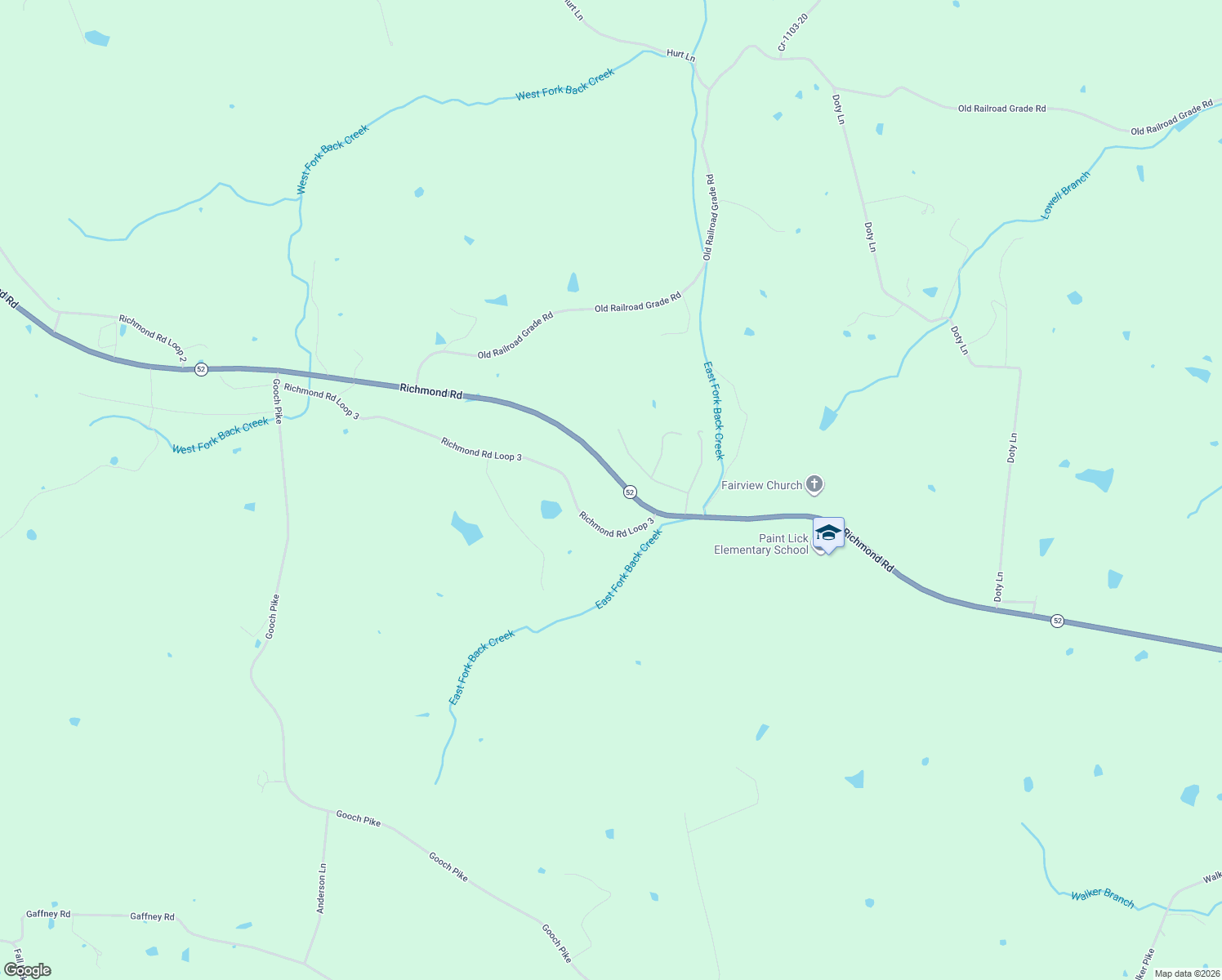 map of restaurants, bars, coffee shops, grocery stores, and more near 245 Emily Court in Paint Lick