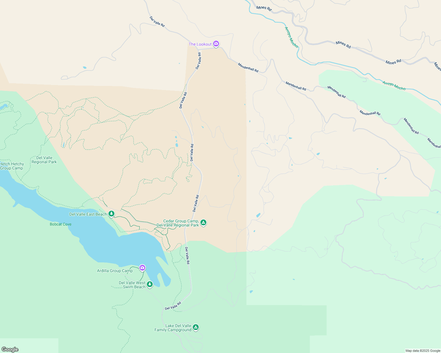 map of restaurants, bars, coffee shops, grocery stores, and more near 14584 Del Valle Road in Livermore