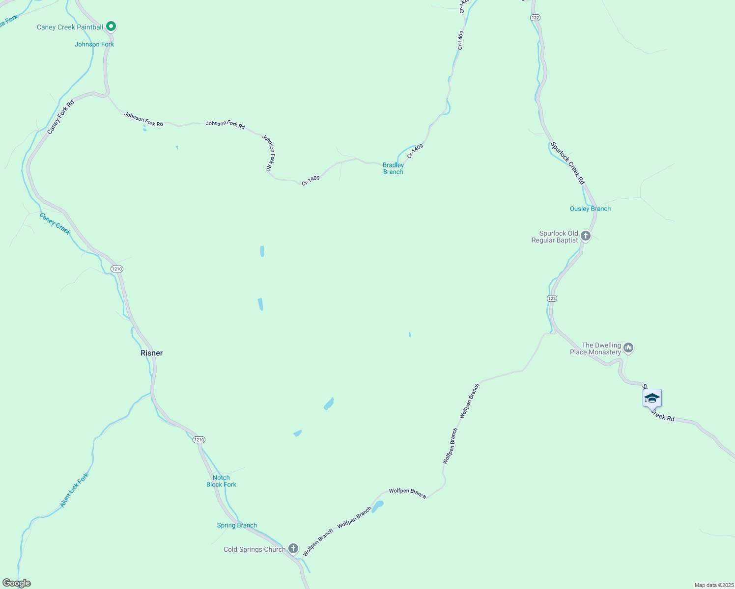 map of restaurants, bars, coffee shops, grocery stores, and more near 3 Caney Fork Road in Martin