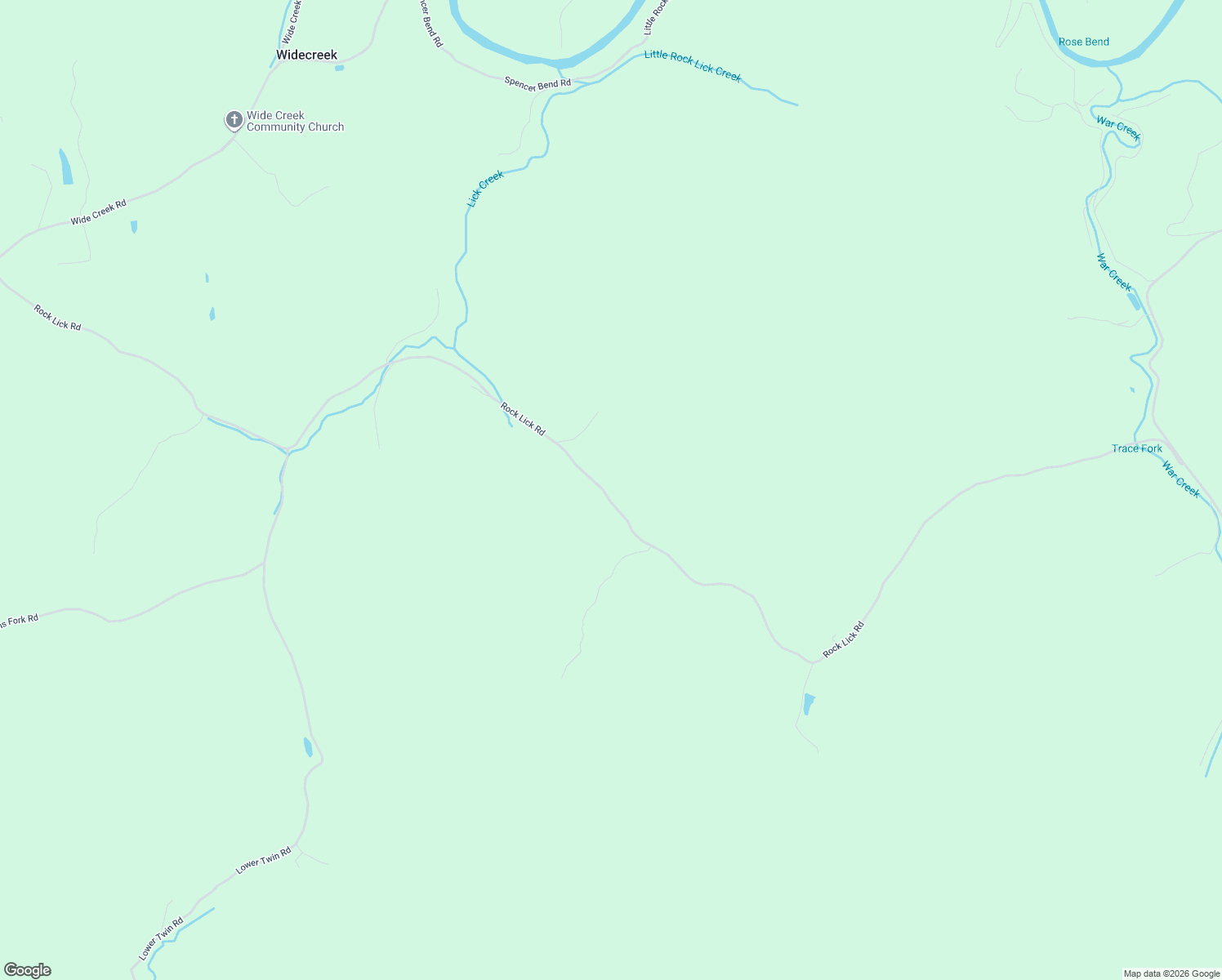 map of restaurants, bars, coffee shops, grocery stores, and more near 1382 South Rock Lick Road in Jackson