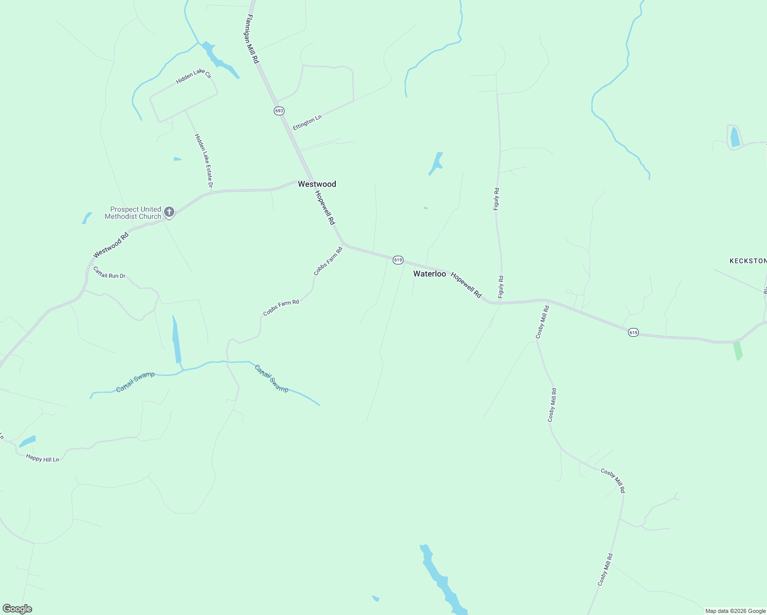 map of restaurants, bars, coffee shops, grocery stores, and more near 12130 Cattail Road in New Kent