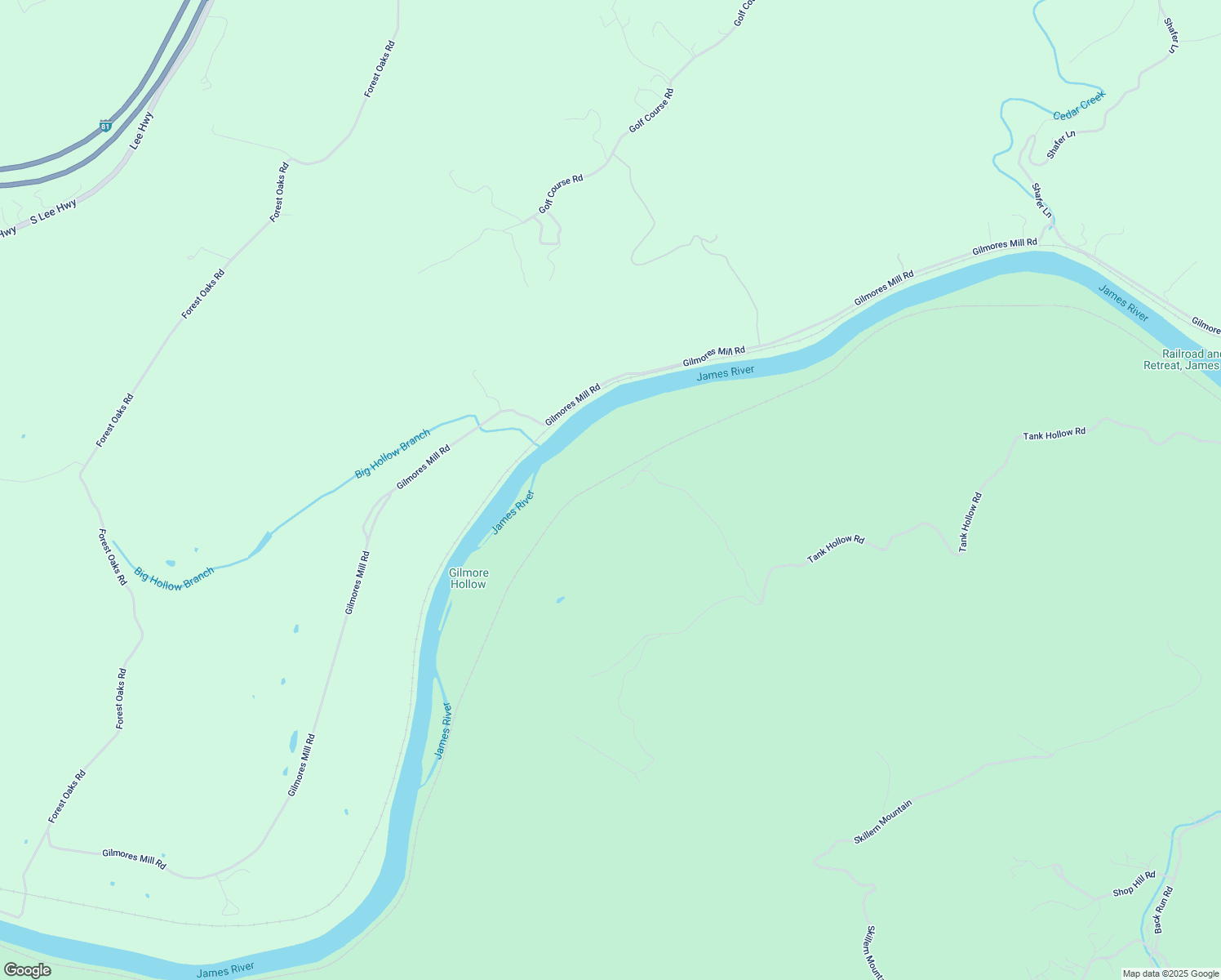 map of restaurants, bars, coffee shops, grocery stores, and more near 1906 Tank Hollow Road in NATURL BR STA