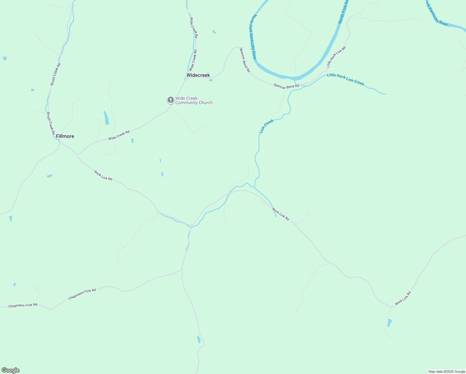 map of restaurants, bars, coffee shops, grocery stores, and more near 2948 Rock Lick Road in Jackson