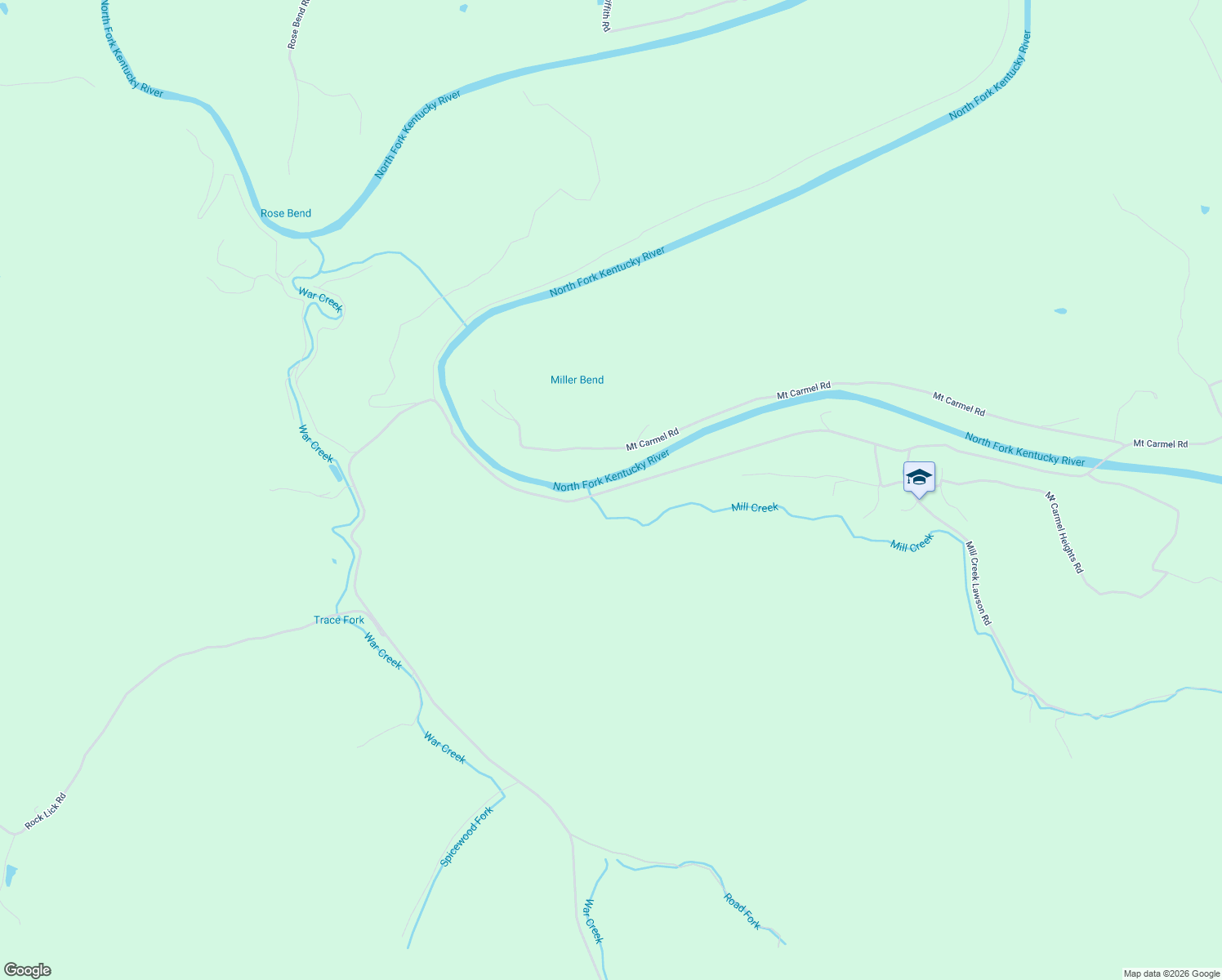 map of restaurants, bars, coffee shops, grocery stores, and more near 71 Andy Hayes Road in Frozen Creek