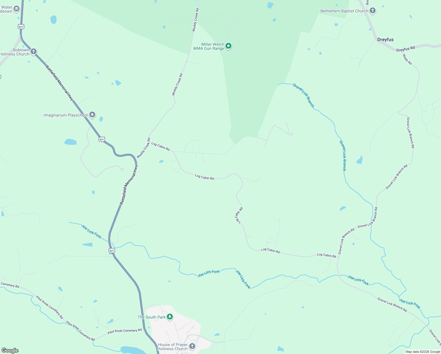 map of restaurants, bars, coffee shops, grocery stores, and more near 319 Log Cabin Road in Berea
