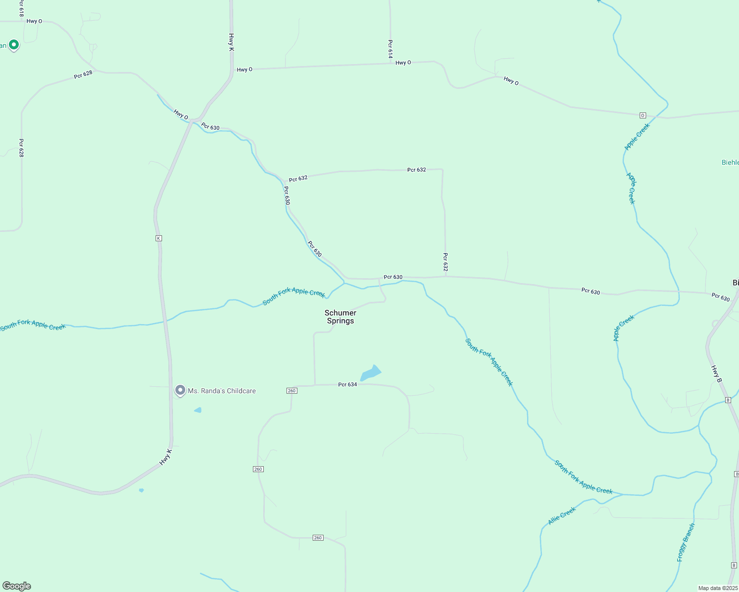 map of restaurants, bars, coffee shops, grocery stores, and more near 256 Pcr 634 in Perryville