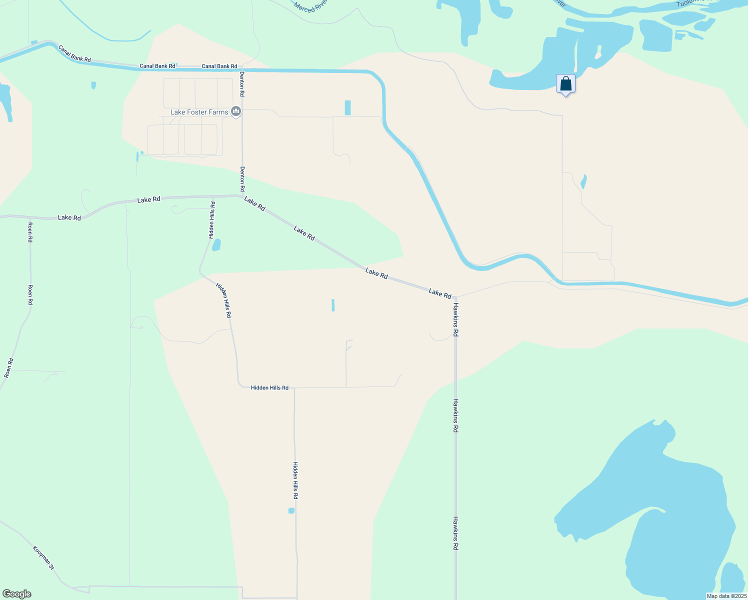 map of restaurants, bars, coffee shops, grocery stores, and more near 18624 Lake Road in Hickman