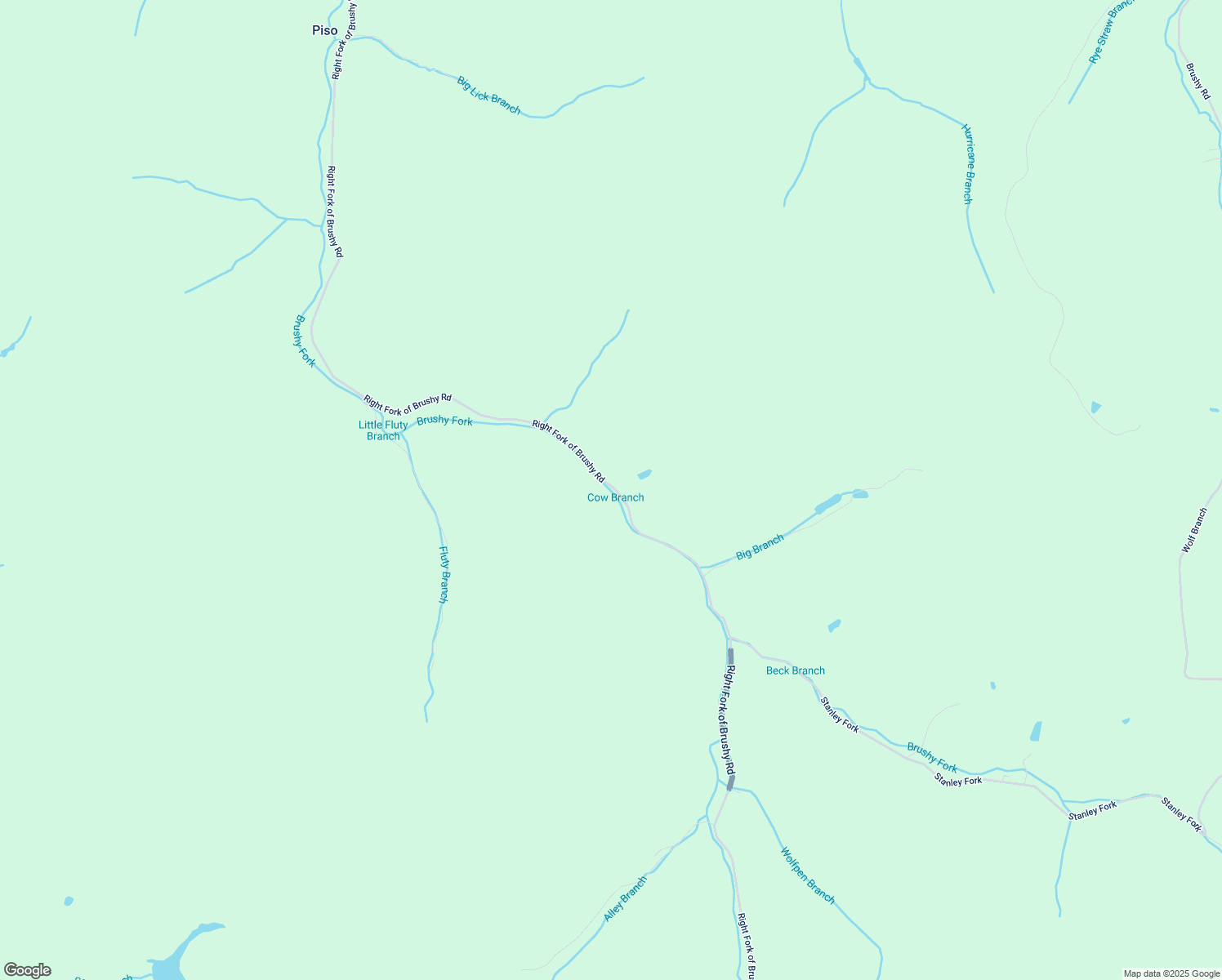 map of restaurants, bars, coffee shops, grocery stores, and more near 4554 Right Fork of Brushy Road in Varney