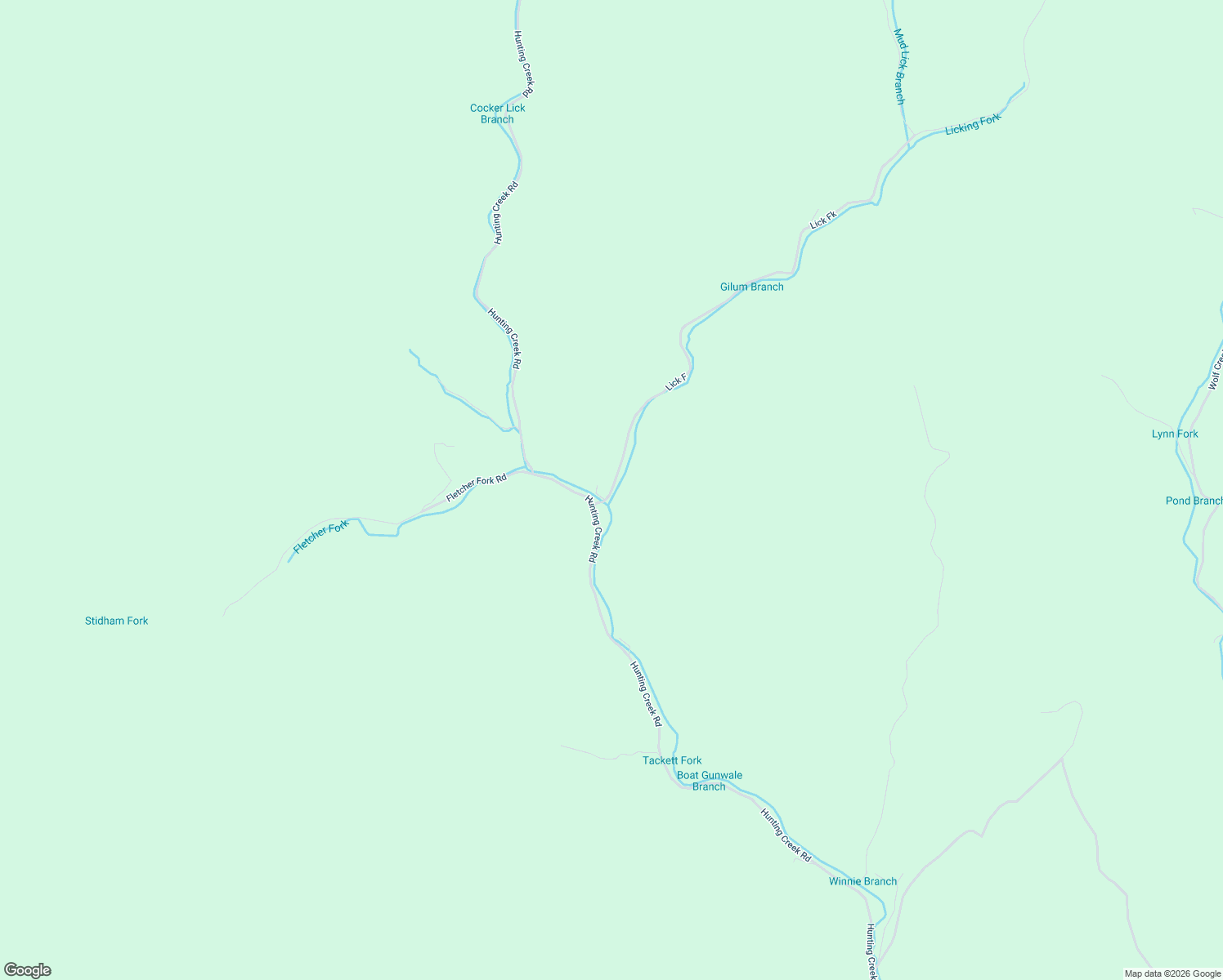 map of restaurants, bars, coffee shops, grocery stores, and more near Mudlick Road in Breathitt County