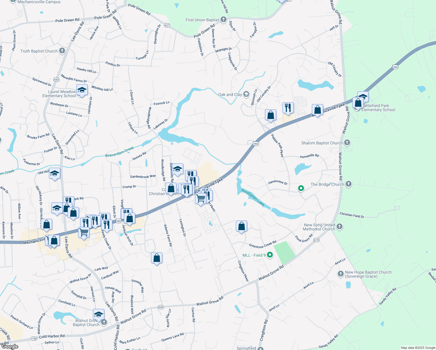 6268 Mechanicsville Turnpike, Mechanicsville VA Walk Score
