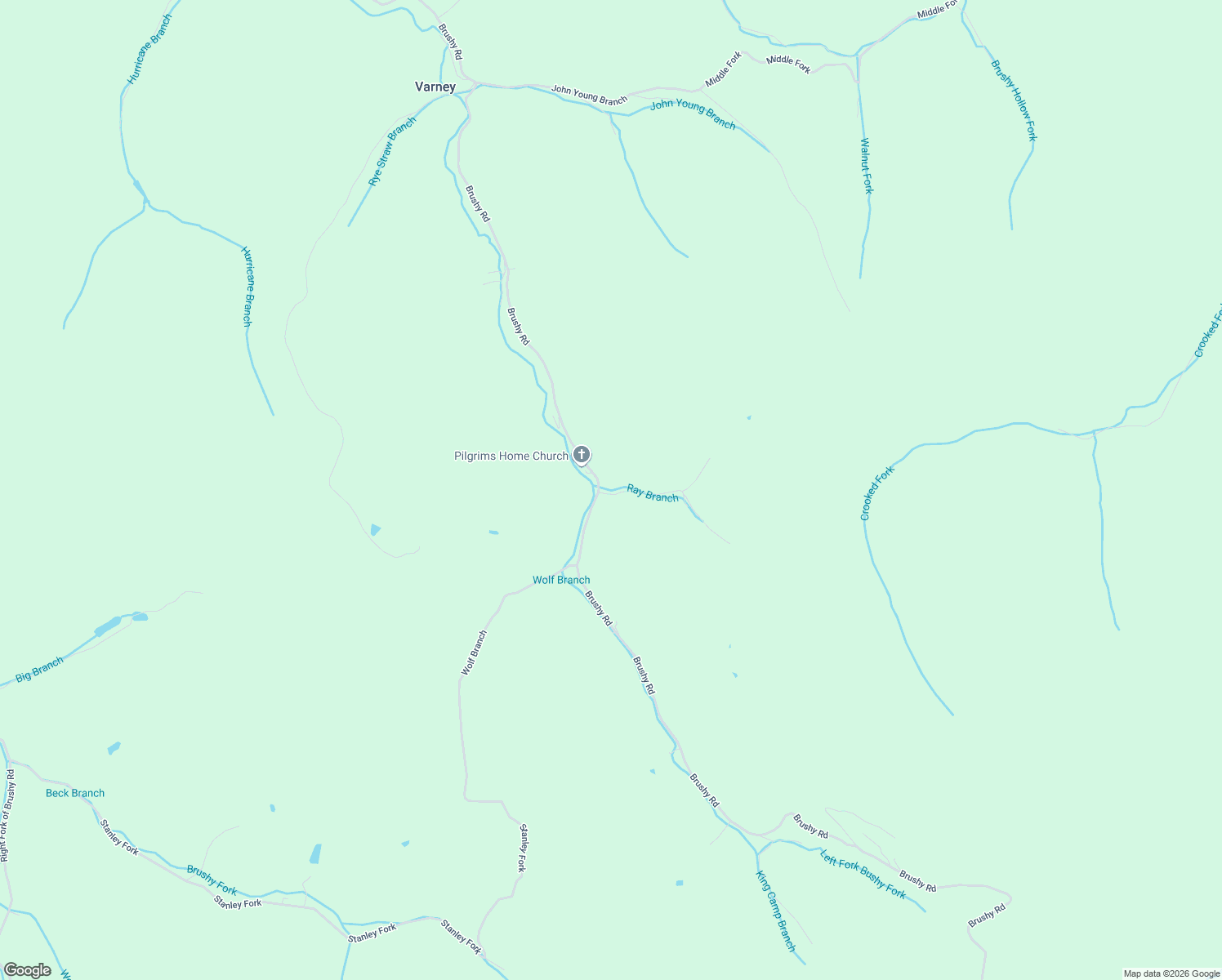 map of restaurants, bars, coffee shops, grocery stores, and more near 1-149 Ray Branch in Belfry